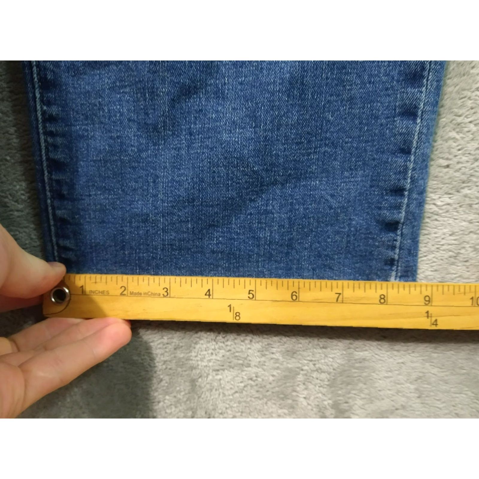 Levi's Levi's 505 Jeans Womens 16 Blue Denim High Rise Stretch Straight Size 38" / US 16 / IT 52 - 6 Thumbnail