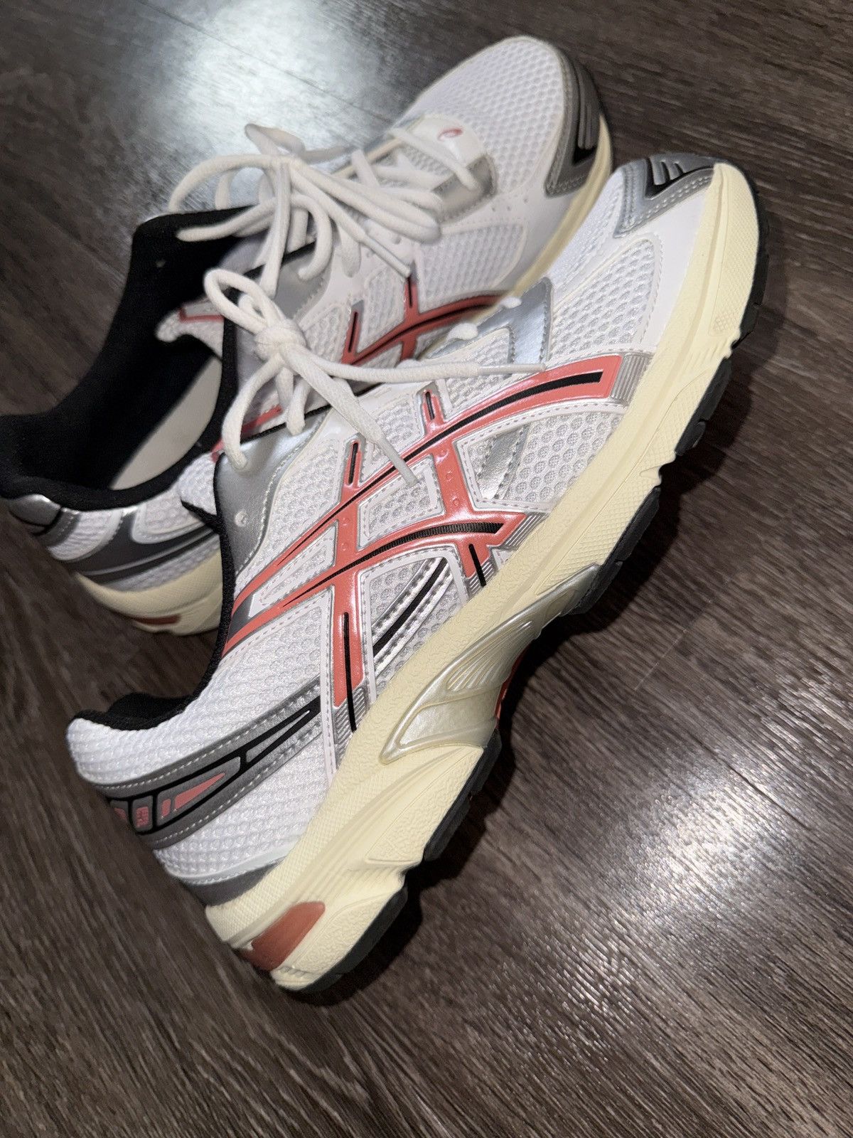 Asics Asics gel-1130 white desert red Size US 10 / EU 43 - 4 Thumbnail