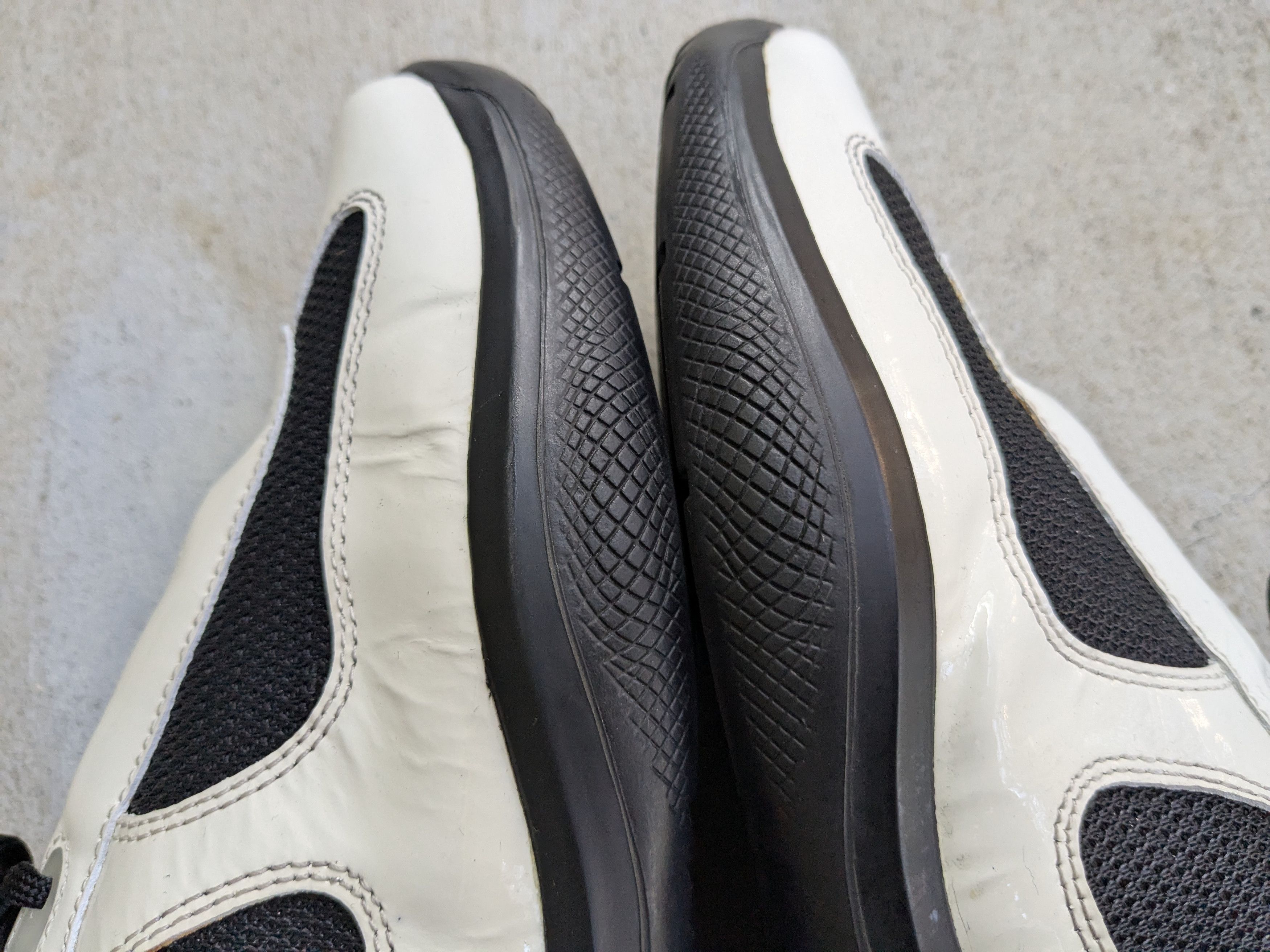 Prada Prada America's Cup Black 9.5 Leather Low Tops PS0906 Size US 9.5 / EU 42-43 - 6 Thumbnail