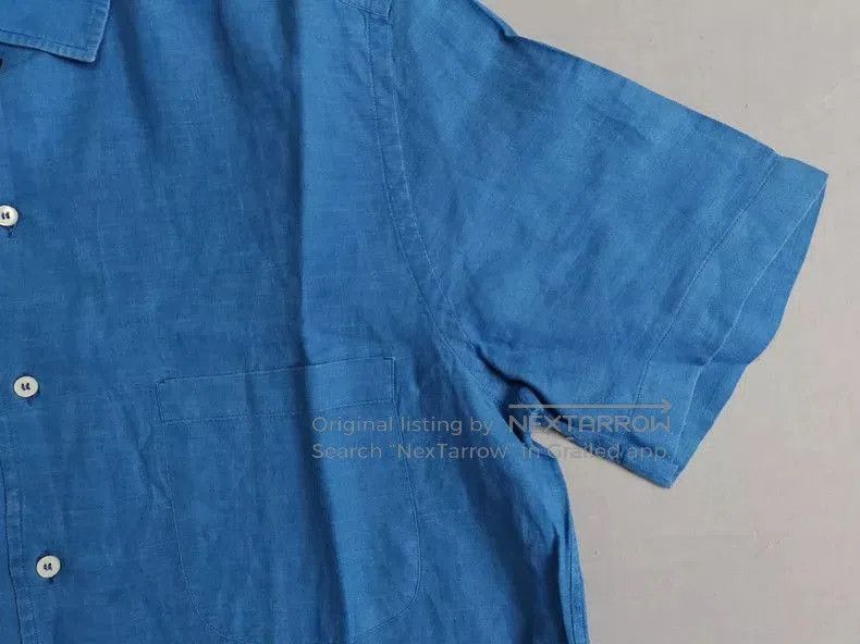 Loro Piana Loro Piana Men's Linen Short Sleeve Shirt. Size US M / EU 48-50 / 2 - 5 Thumbnail