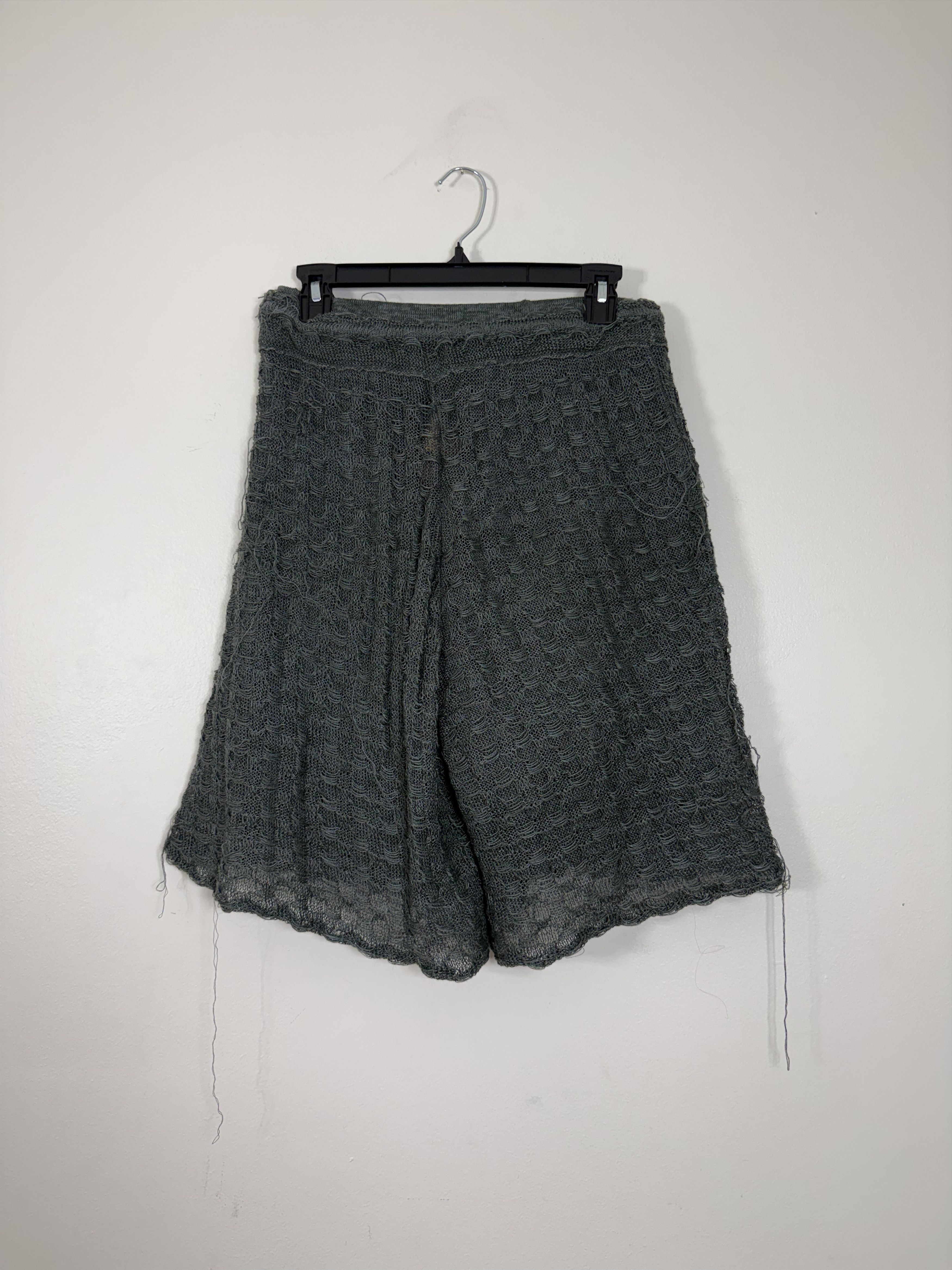 ISA BOULDER Gray Double Layered Knit + Biker Shorts Size 30" / US 8 / IT 44 - 2 Thumbnail