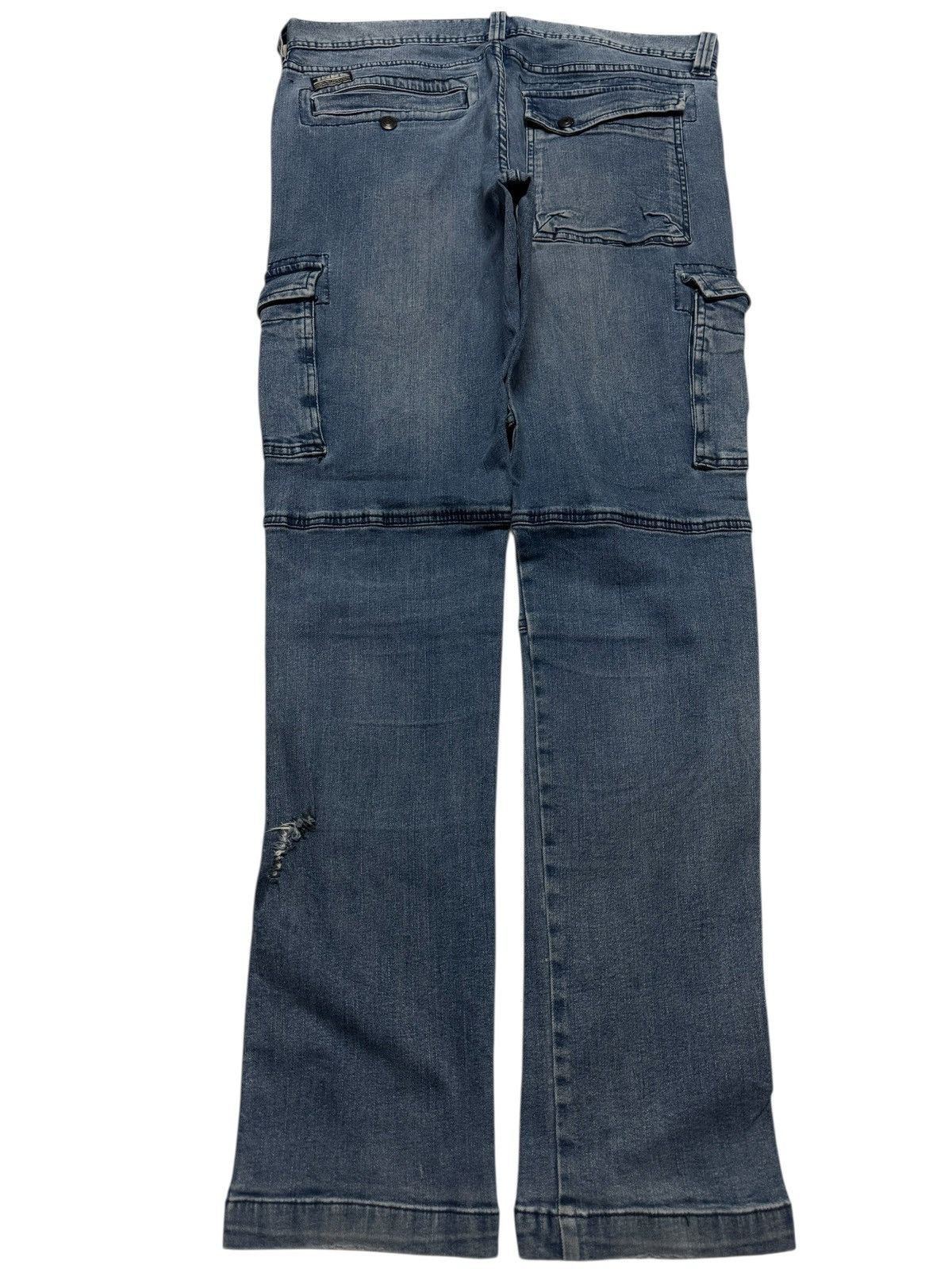 💥VINTAGE TORA TACTICAL CARGO SLIM STRETCHABLE DISTRESS