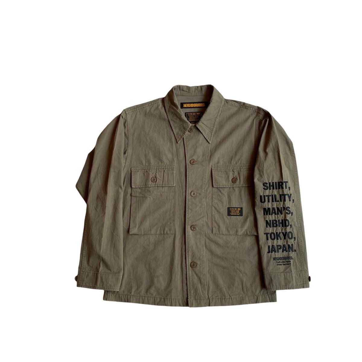 Japanese Brand × Neighborhood Neighborhood P44 Utility Shirt Jacket Size US S / EU 44-46 / 1 - 3 Thumbnail