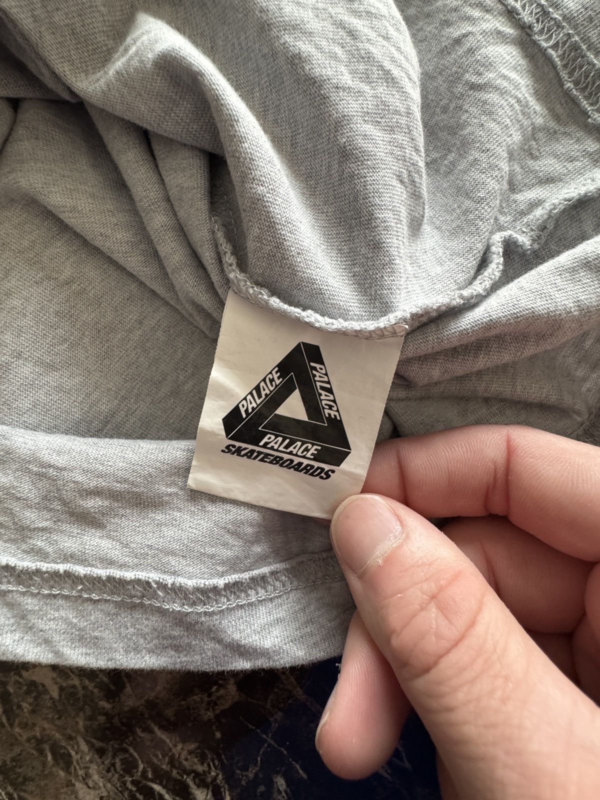 Palace Palace Jobsworth Tee - Grey - Apple - CEASE & DESIST Size US S / EU 44-46 / 1 - 7 Thumbnail