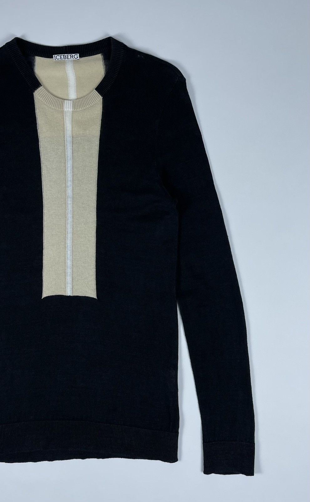 Iceberg ICEBERG Linen Jumper Light Sweater Size US M / EU 48-50 / 2 - 2 Thumbnail