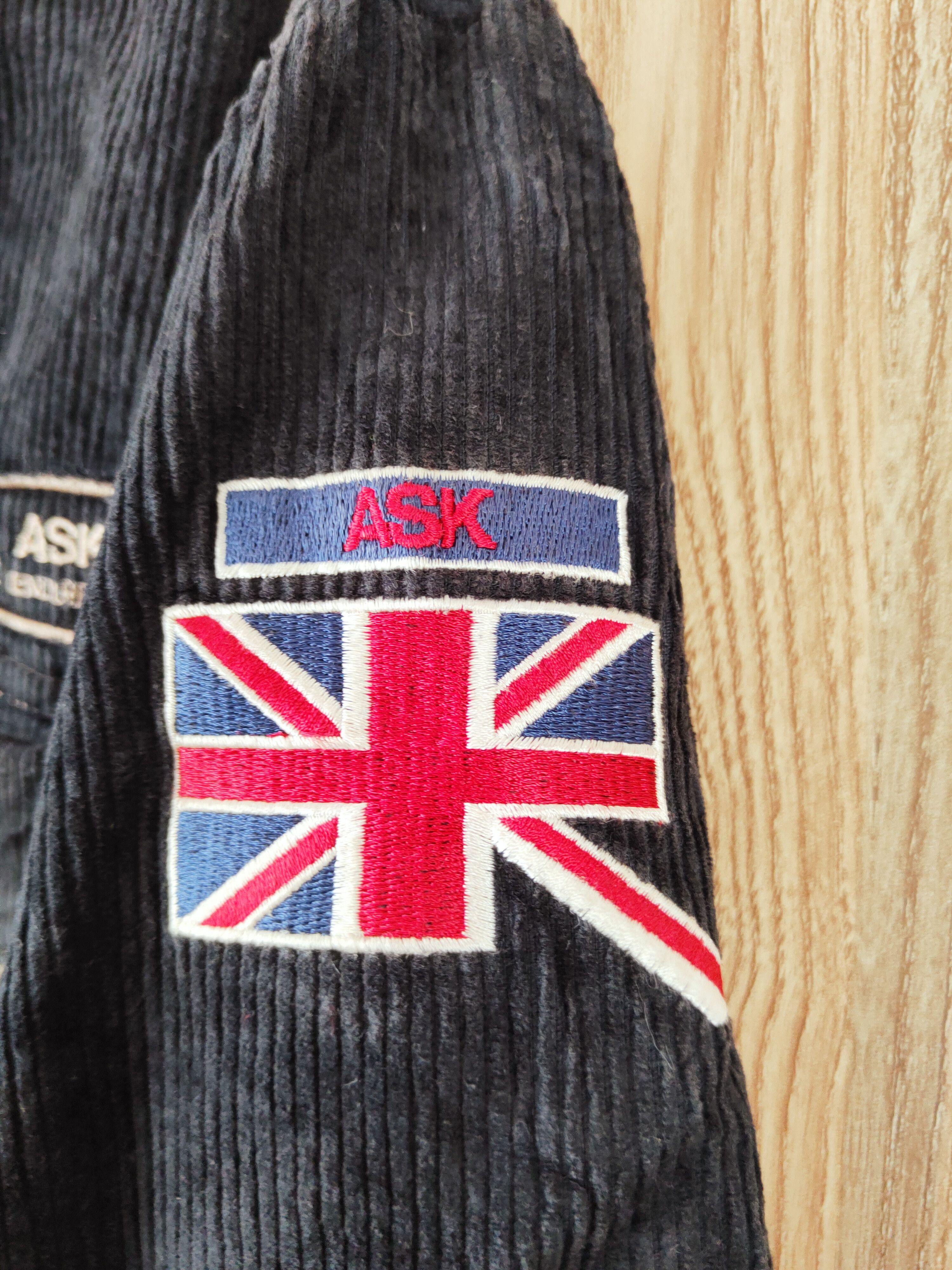 Japanese Brand Ask Black Corduroy Jackets winter #W168 Size US M / EU 48-50 / 2 - 9 Thumbnail