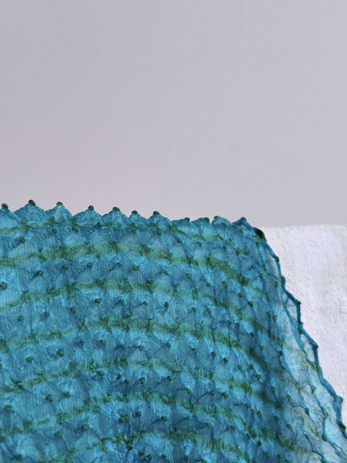 Issey Miyake Issey Miyake Style Shibori Silk Japanese Scarf Size ONE SIZE - 3 Thumbnail