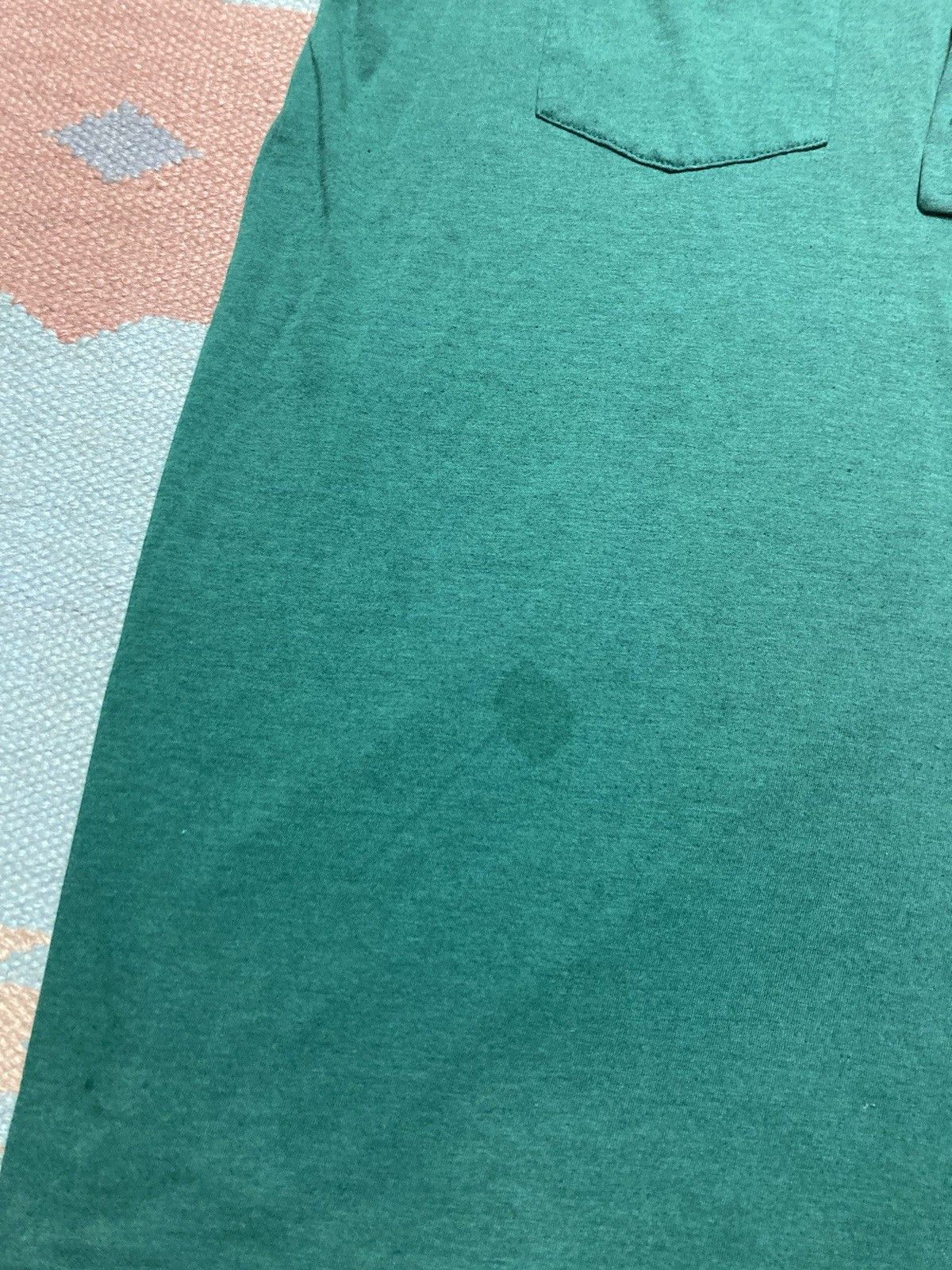 Vintage Vtg 70s polo shirt forest green California pol cotton medium Size US M / EU 48-50 / 2 - 2 Thumbnail