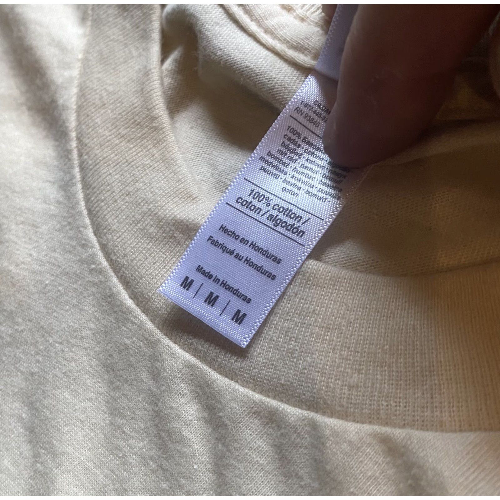 American Apparel Mens Medium Walshstock Grafton Vermont Festival Shirt Short Sleeve RV M Beige Cotton Crew Neck T-Shirt Mens Size US M / EU 48-50 / 2 - 7 Thumbnail