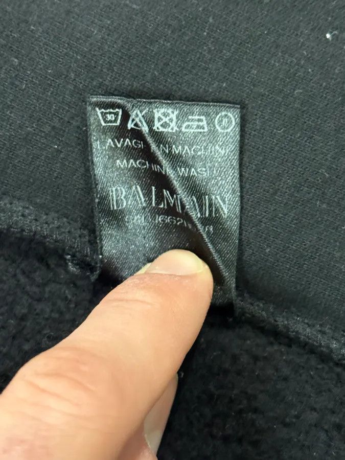 Balmain AW2017 Balmain Black Buckled Quilted Zip-up Jacket Size US M / EU 48-50 / 2 - 10 Thumbnail
