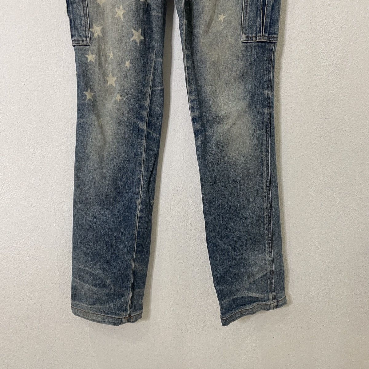 Japanese Brand Vintage Diable De Nubile Star Motive Tactical Denim Size 26" / US 2 / IT 38 - 4 Thumbnail