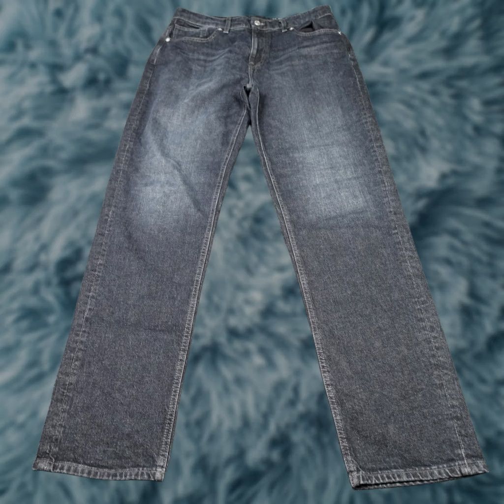 NEXT Next Jeans Men's Regular Straight Stonewashed Blue Size W34 L34 Size US 34 / EU 50 - 1 Thumbnail