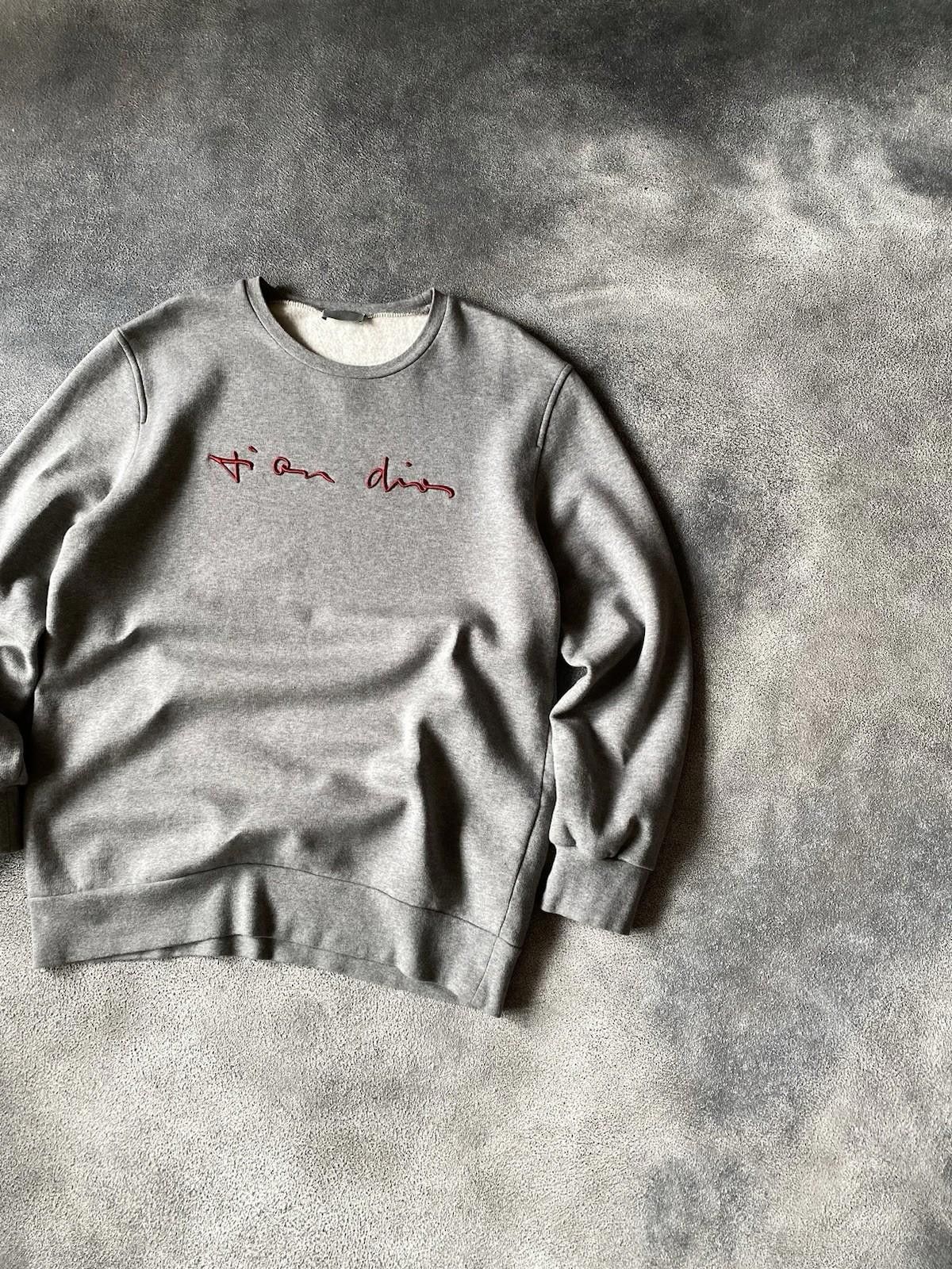 Dior 2013 Dior Homme by Kris Van Assche Sweatshirt Logo Size US L / EU 52-54 / 3 - 4 Thumbnail