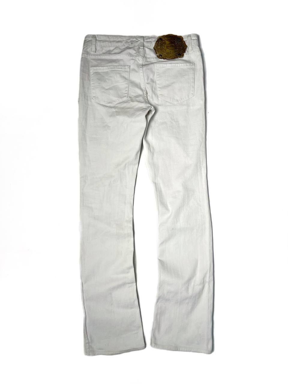 Just Cavalli Roberto Cavalli Vintage Long Flared Low Waisted Jeans Size US 28 / EU 44 - 3 Thumbnail