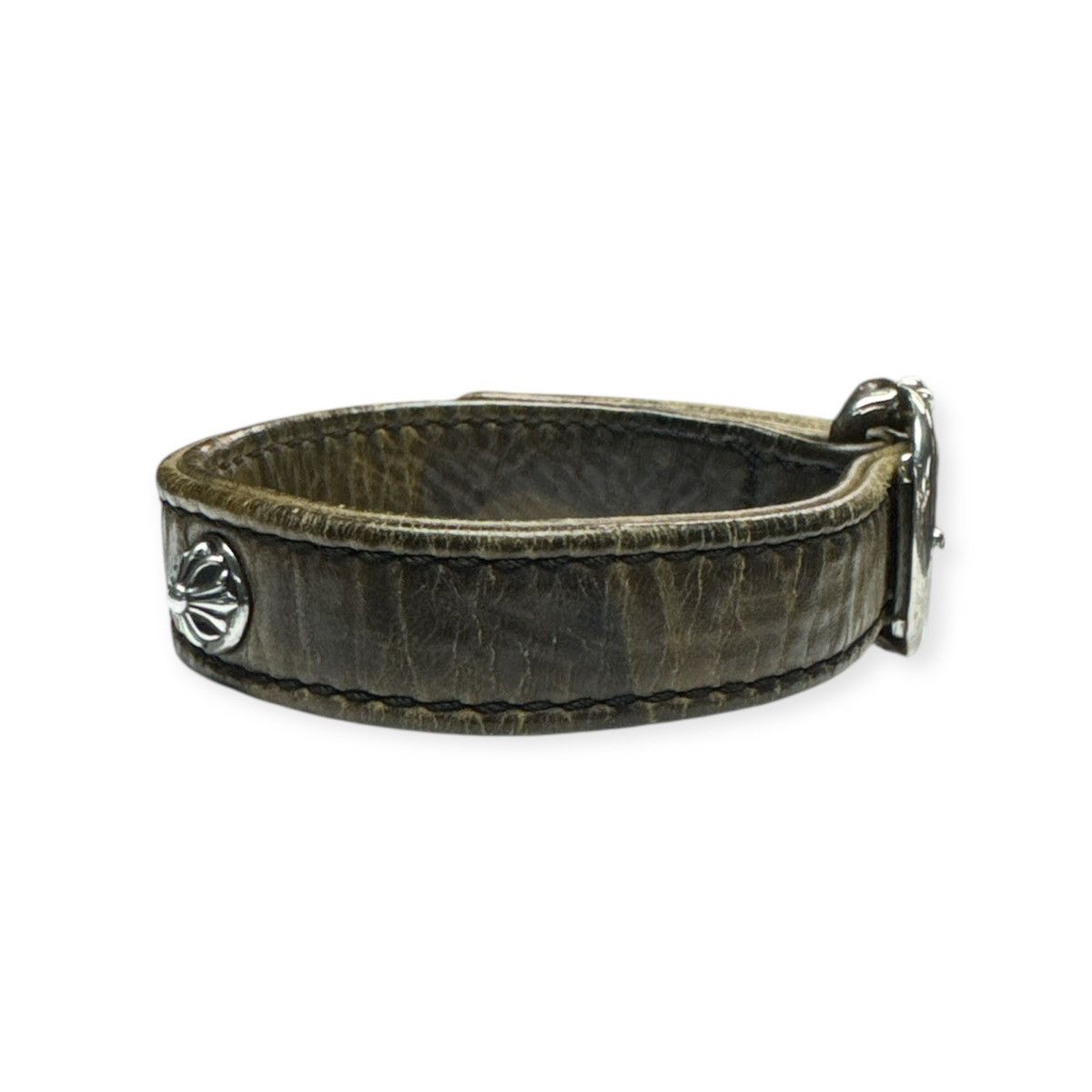 Chrome Hearts Chrome Hearts Gunslinger Camo Leather Bracelet Maltese Cross Size ONE SIZE - 3 Thumbnail