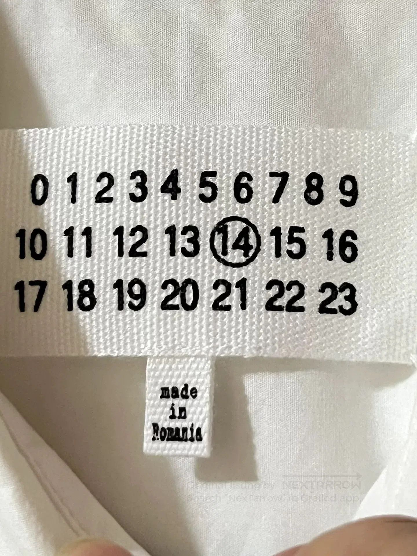 Maison Margiela Maison Martin Margiela Men's White Shirt. Size US S / EU 44-46 / 1 - 2 Thumbnail
