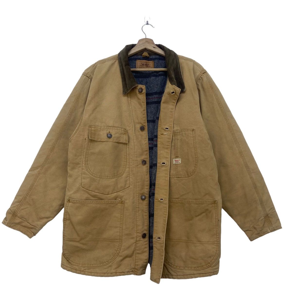 Levi's Vintage Clothing Vtg Levi’s Workers Blanket Duck Canvas Michigan Chore Jacket Size US M / EU 48-50 / 2 - 1 Thumbnail