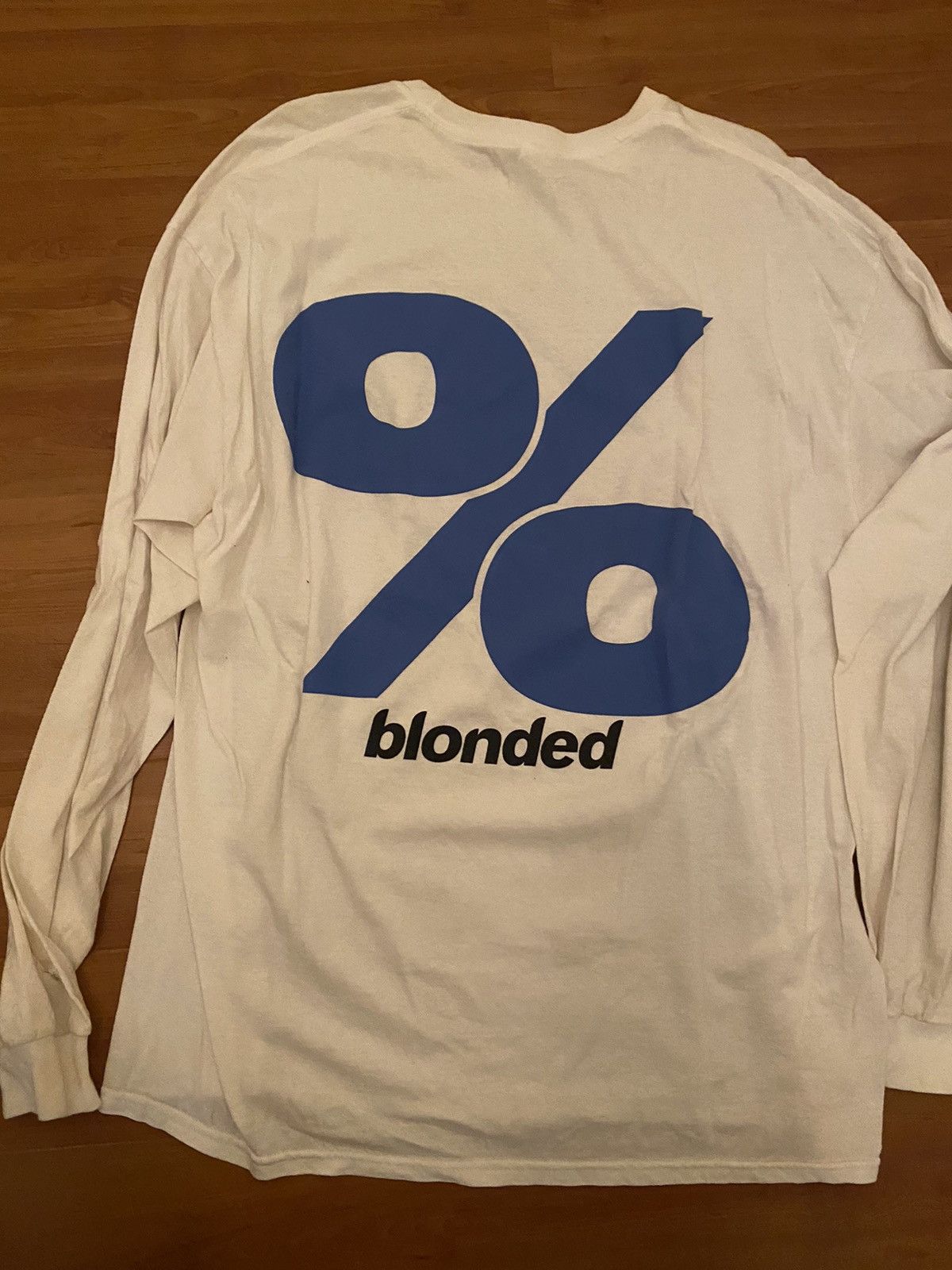 Frank Ocean store Blonded Blond 42% Voters Longsleeve Tour Merch in White Large