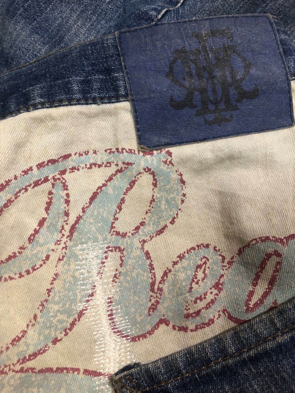 PPFM PPFM Carpenter Sashiko Stitch Denim Pants Size US 30 / EU 46 - 3 Thumbnail