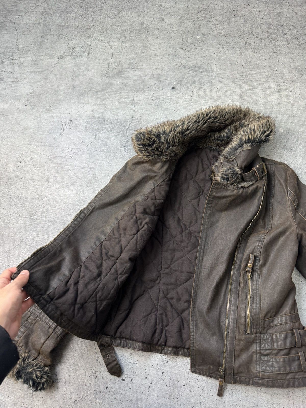 Hysteric Glamour CRAZY Y2K FUR JACKET if six was nine style Y2K Avant Garde 🇯🇵 Size US S / EU 44-46 / 1 - 16 Thumbnail