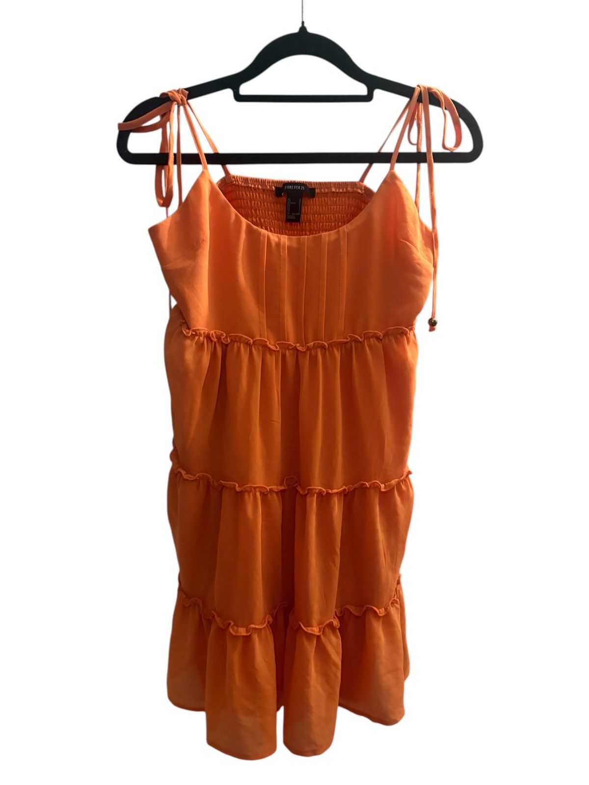 Forever 21 Orange Babydoll Sun Dress Size S / US 4 / IT 40 - 1 Thumbnail