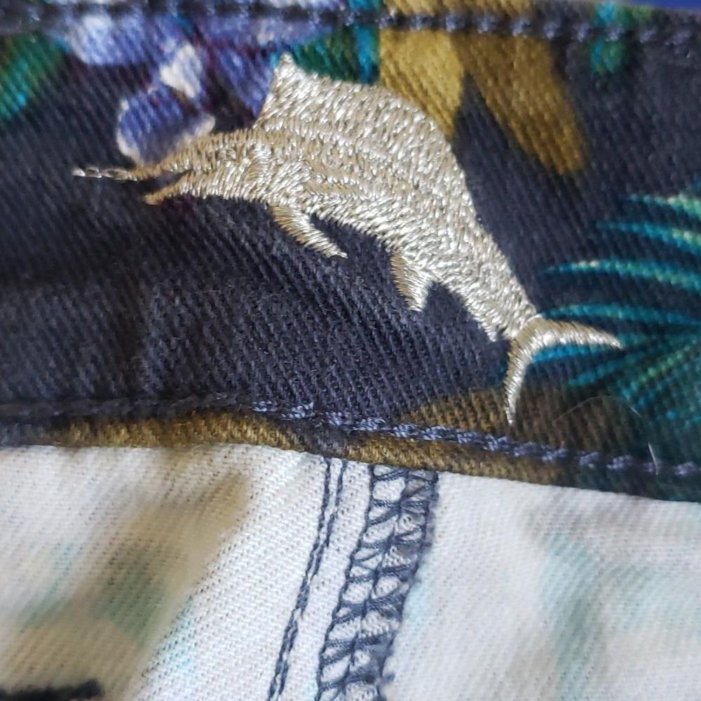 Tommy Bahama CT1478 Tommy Bahama Colorful Jungle Design Skinny Ankle Jean Size 30" / US 8 / IT 44 - 6 Thumbnail