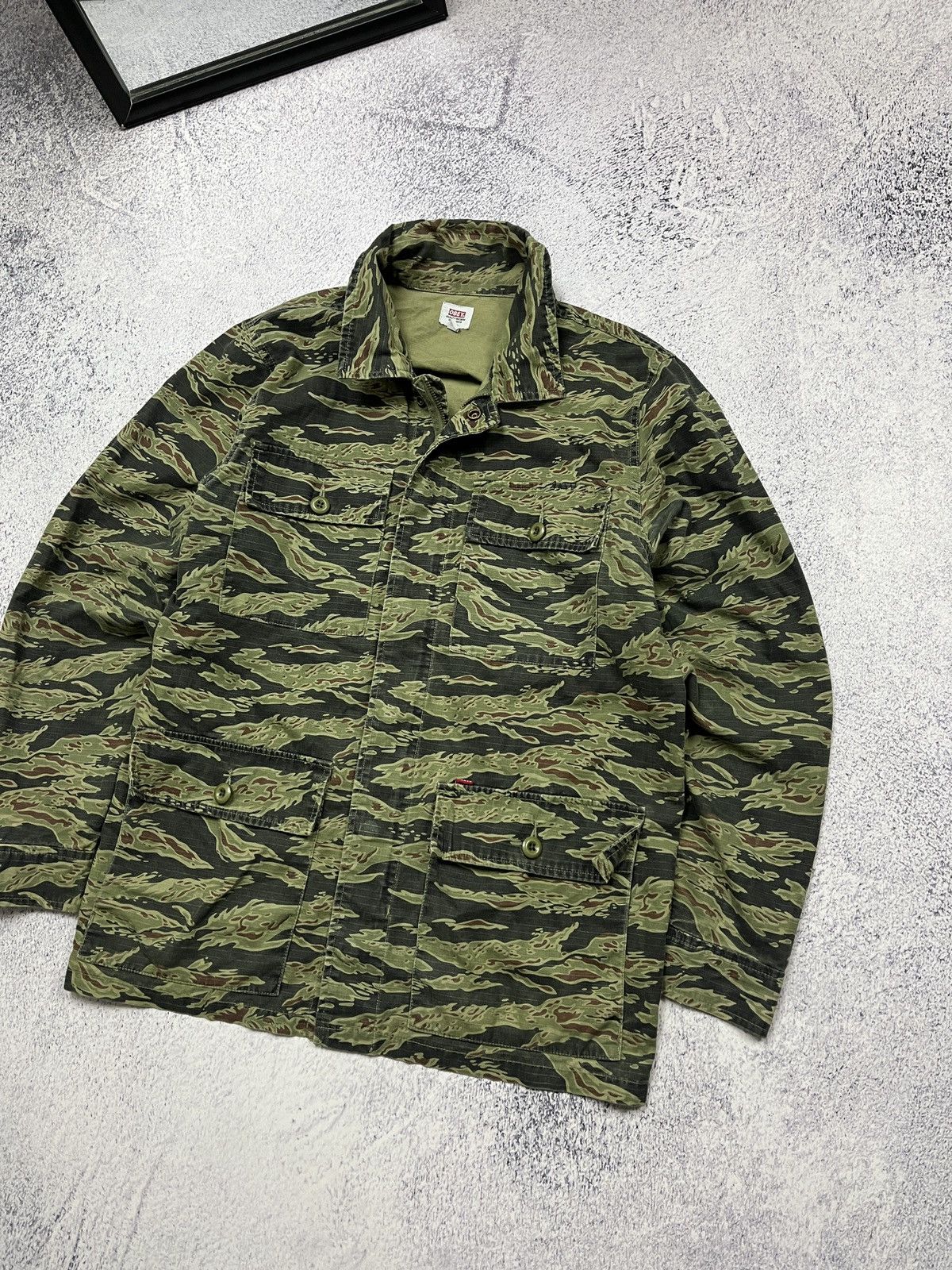 Obey Obey Green All Over Print Camo Field Coach Jacket Size US M / EU 48-50 / 2 - 4 Thumbnail
