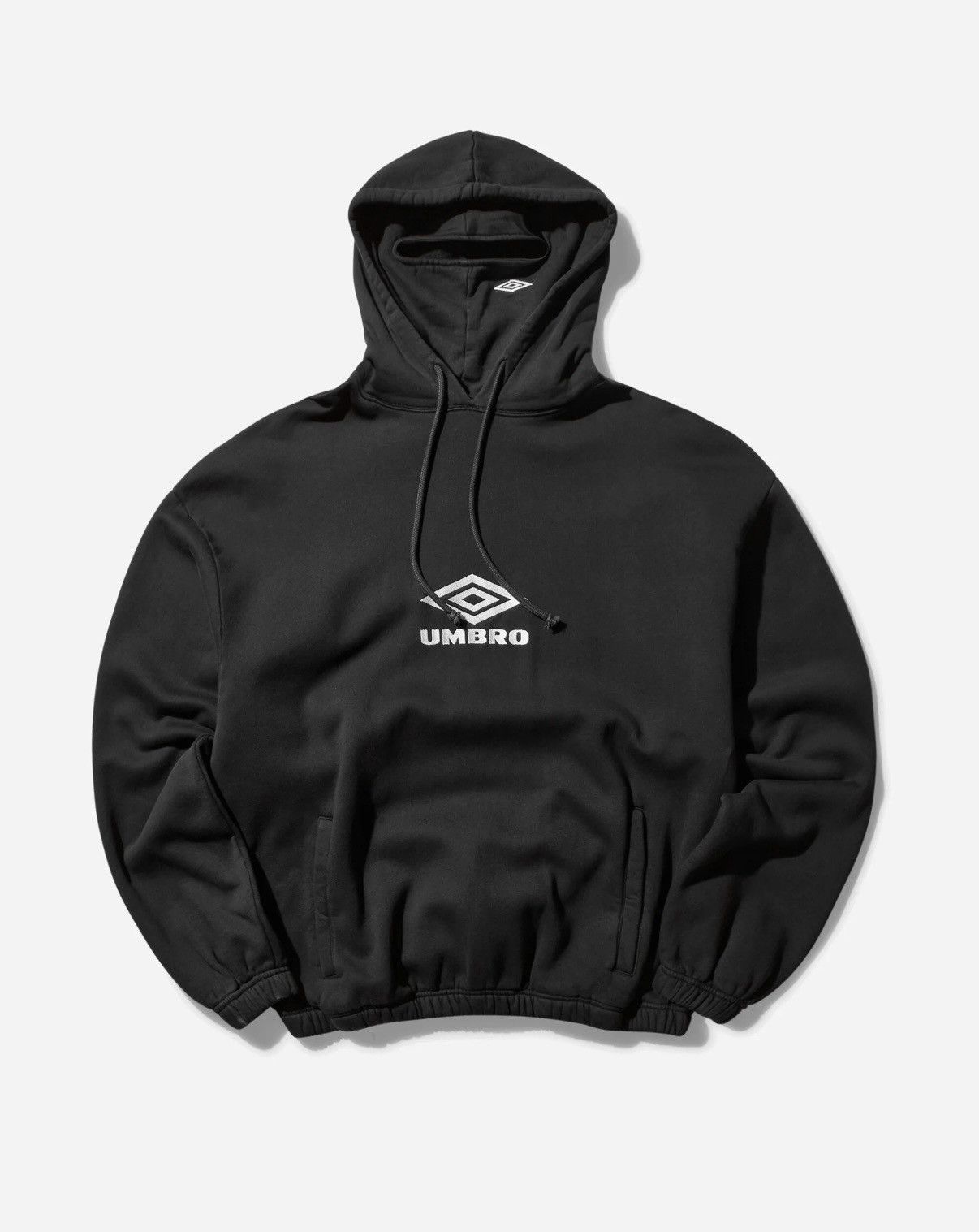 Slam Jam × Umbro OG BLACK UMBRO MASKED HOODIE XL Size US XL / EU 56 / 4 - 2 Thumbnail