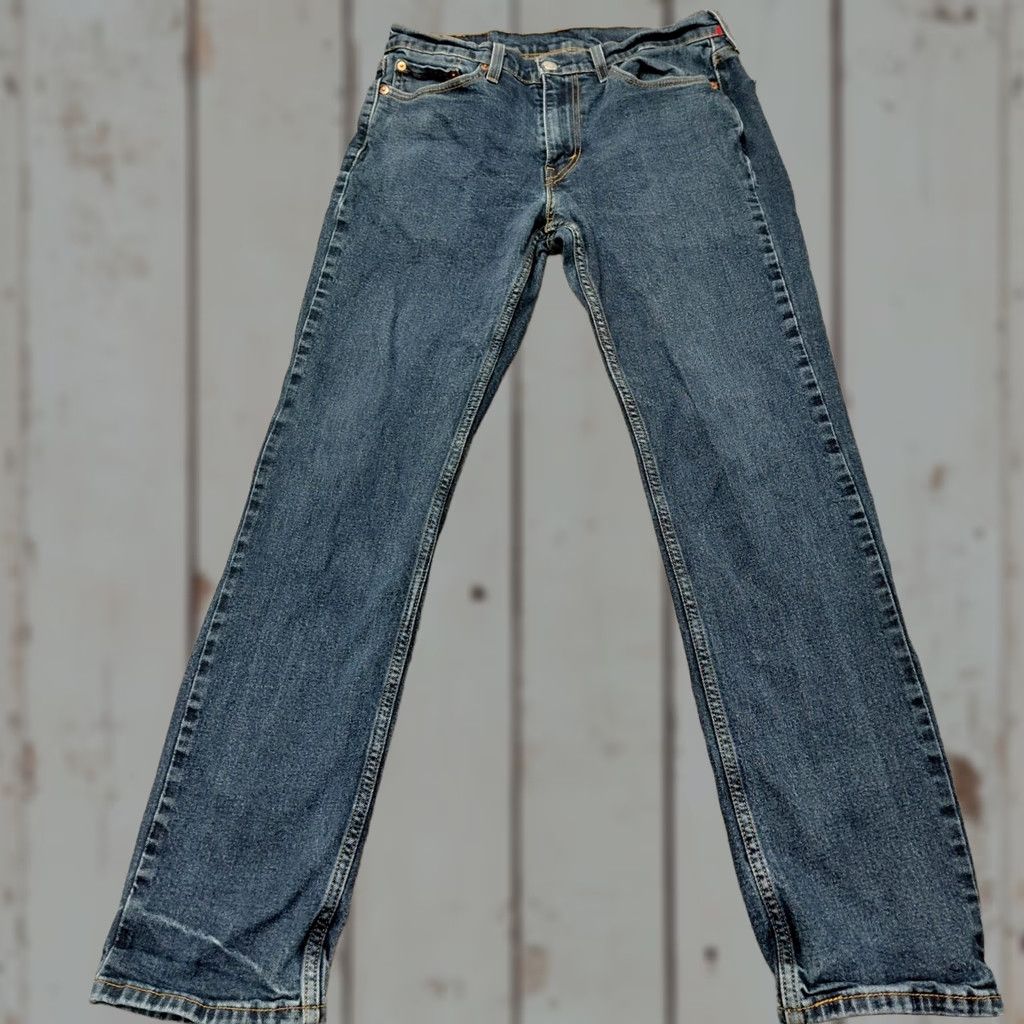 Levi's Levi's 514 Premium Straight Jeans Men's 30x32 Blue Denim Stretch Preppy Shirt Trousers? Size US 30 / EU 46 - 1 Thumbnail
