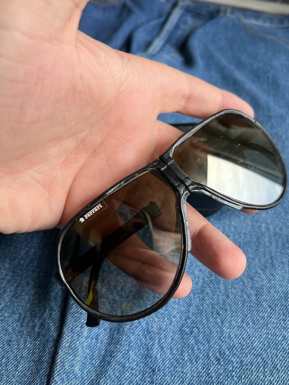 Vintage Rare Retro Racing Ferrari Transformer vintage sunglasses 80s Size ONE SIZE - 4 Thumbnail