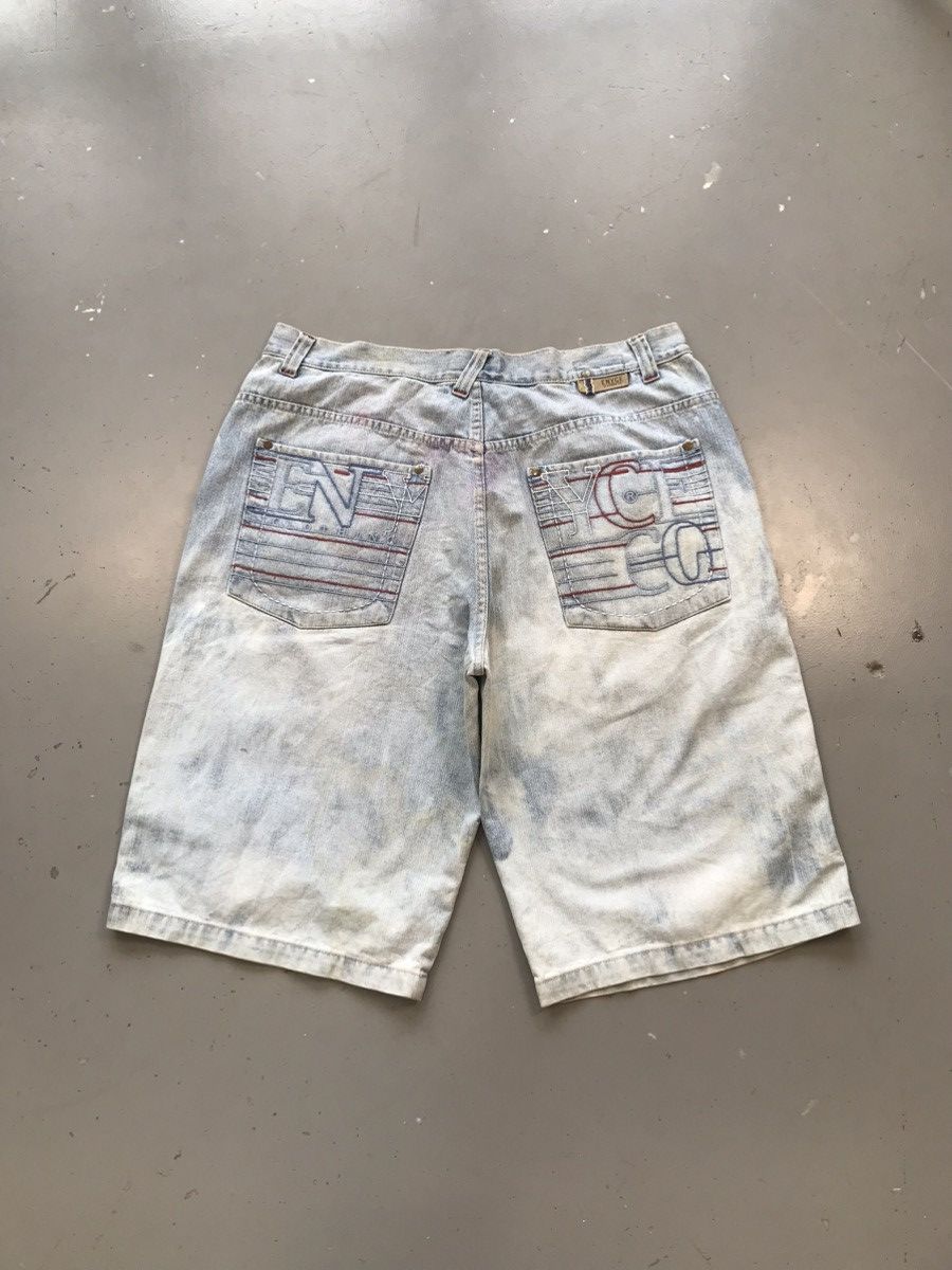 Enyce × Vintage Vintage enyce thread embroidered pocket denim jort Size US 40 / EU 56 - 8 Thumbnail