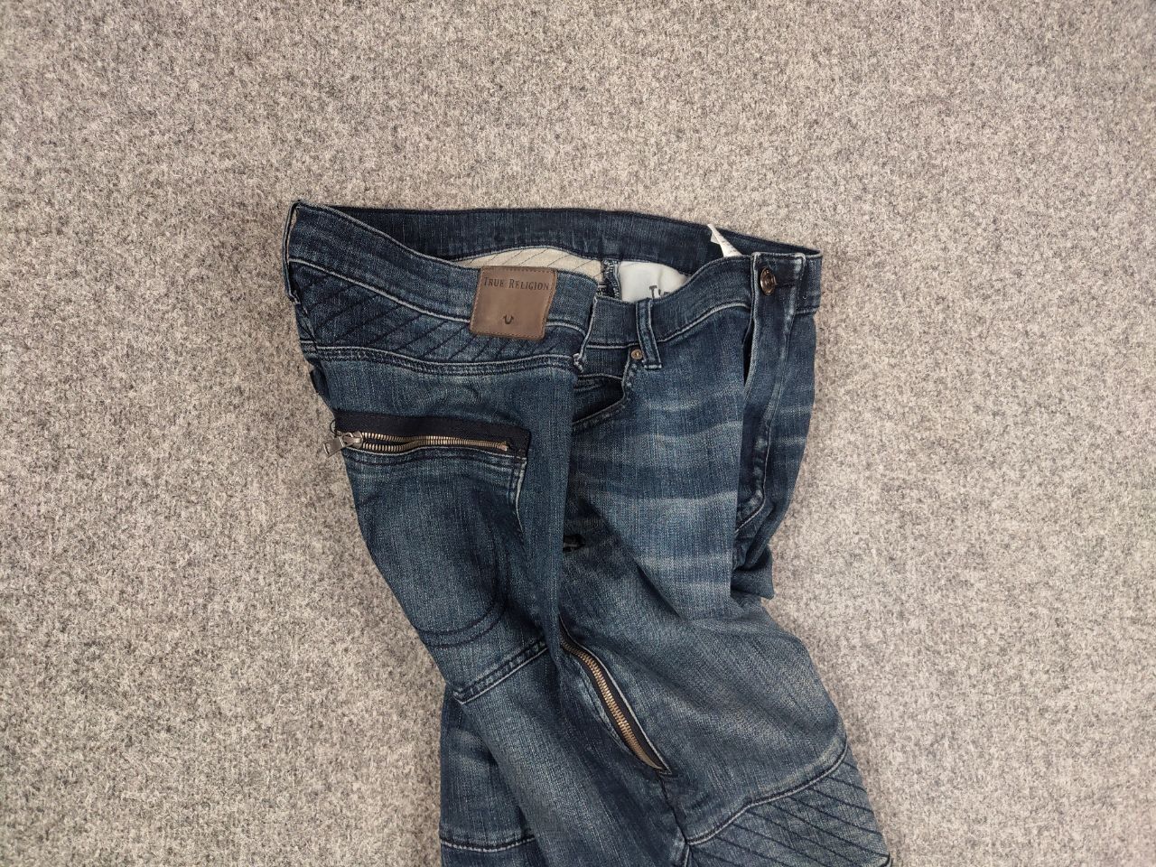 True Religion Vintage True Religion rocco New Moto Denim Jeans Y2K Style Size US 36 / EU 52 - 11 Thumbnail