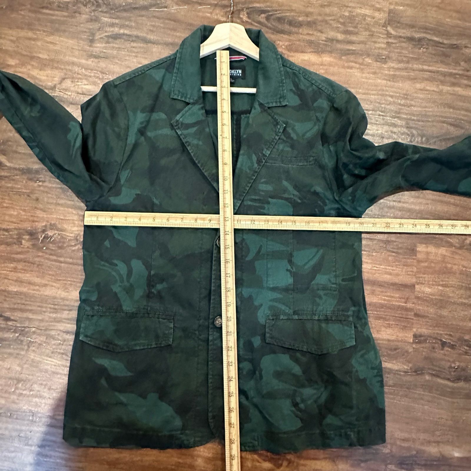 Brooklyn Industries Brooklyn Industries Green Camo Blazer Jacket L Large Cotton Size US L / EU 52-54 / 3 - 12 Thumbnail
