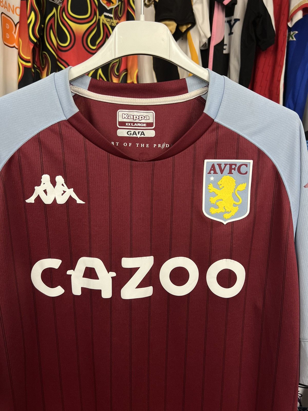 Kappa Jersey Kappa Aston Villa 2020/21 Grealish #10 Size US XL / EU 56 / 4 - 3 Thumbnail