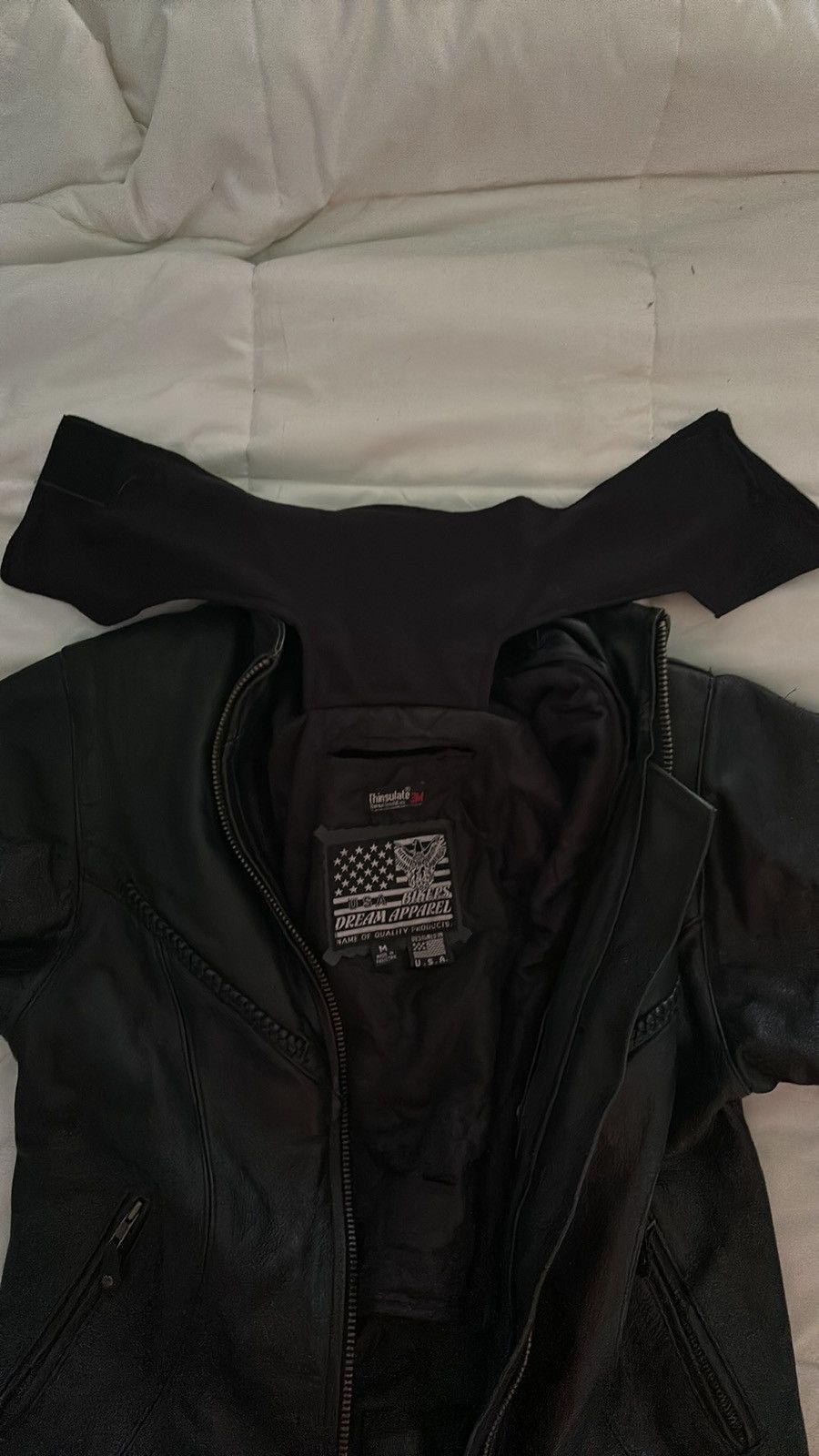 Other Bikers Dream Apparel Women’s Leather Jacket Size Medium Size M / US 6-8 / IT 42-44 - 12 Thumbnail