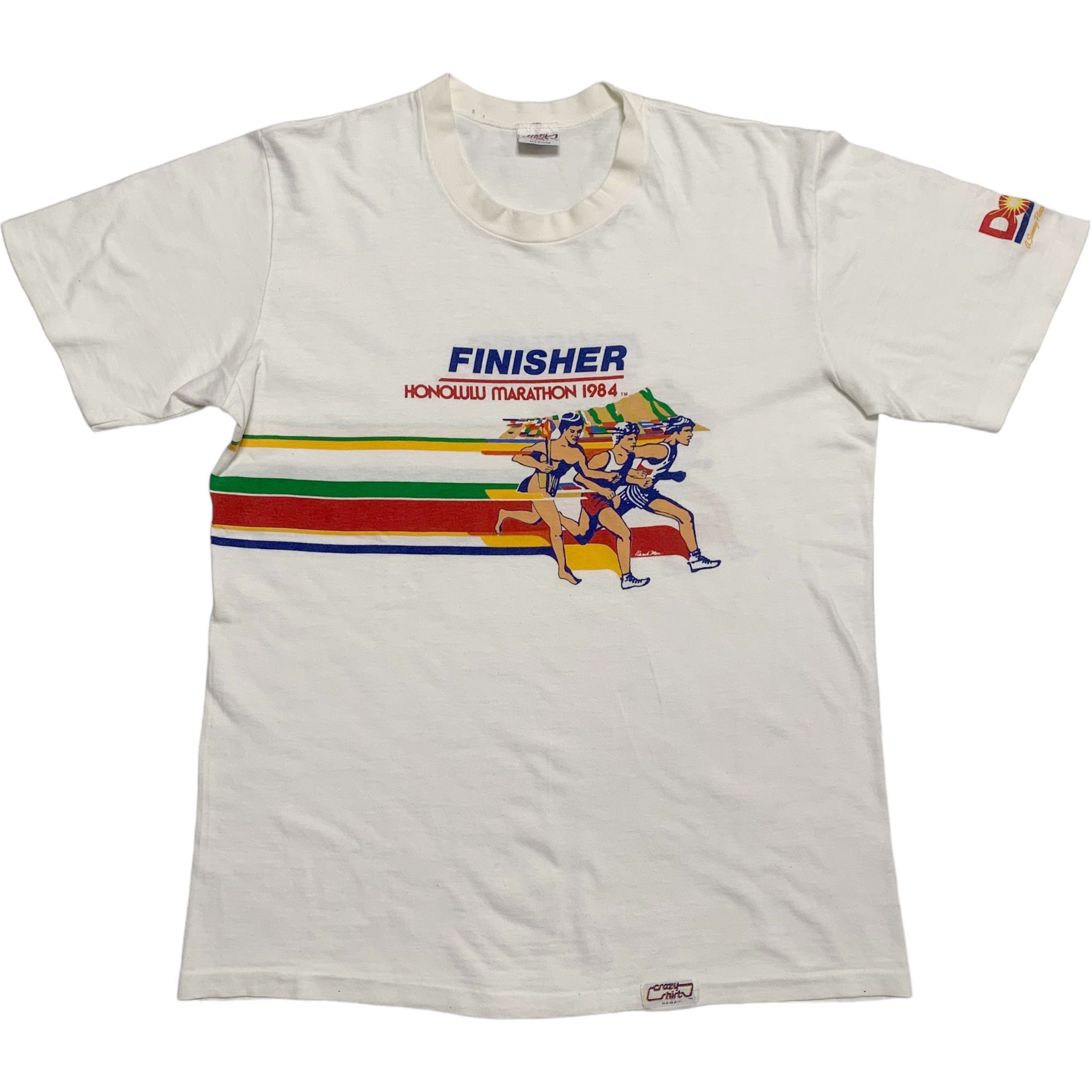 Vintage Vintage Honolulu Marathon 1984 Tee Size US M / EU 48-50 / 2 - 1 Thumbnail