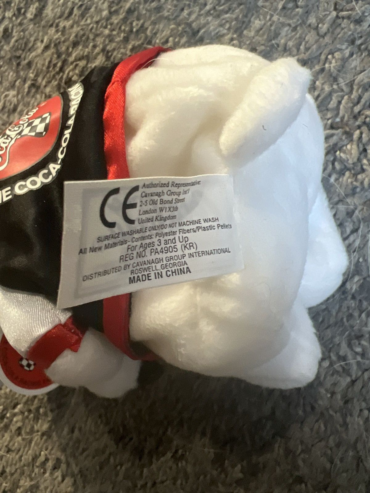 Coca Cola 1999 Coca-Cola NASCAR Kenny Irwin Plush Size ONE SIZE - 8 Thumbnail
