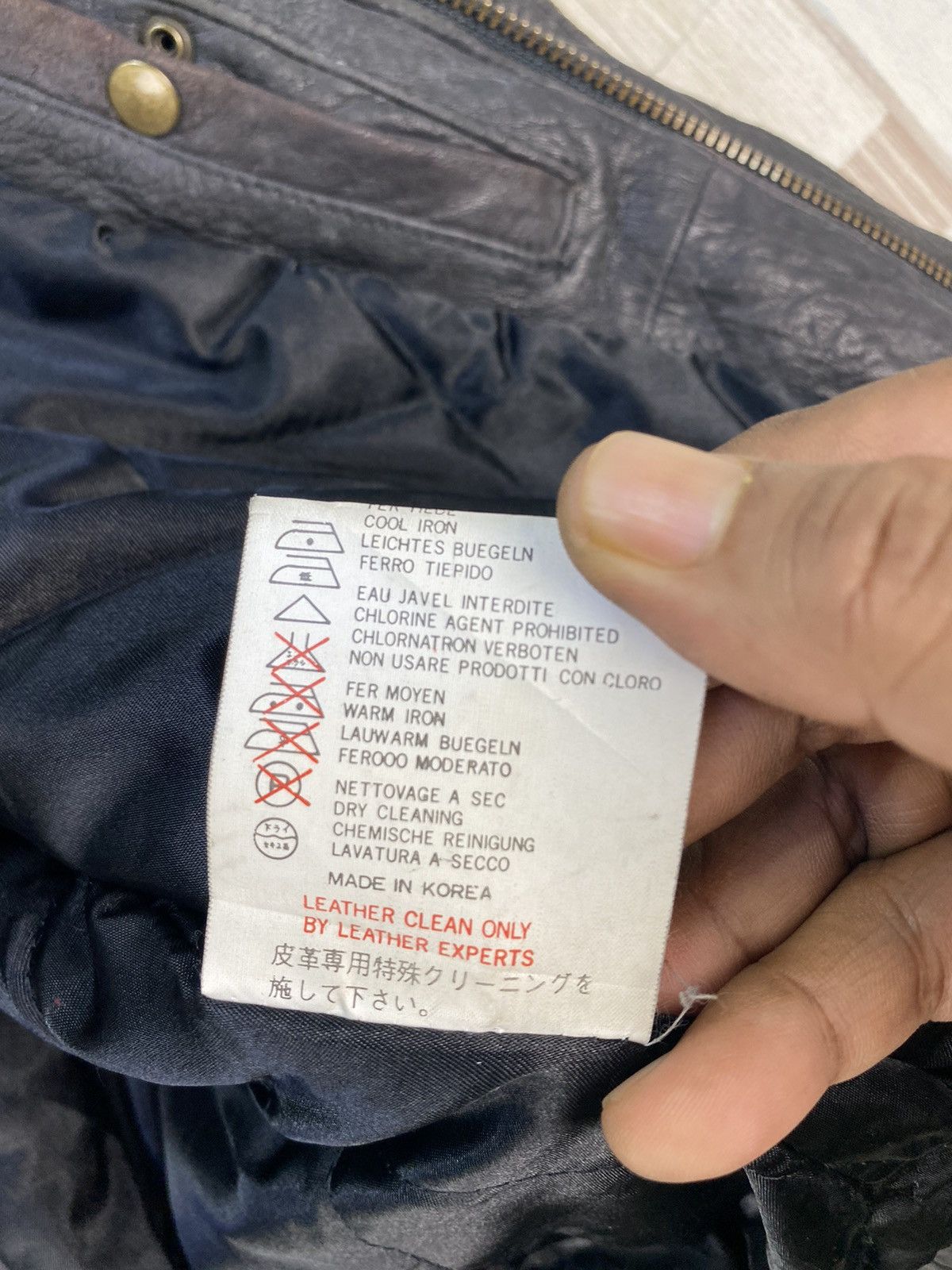 Genuine Leather Bewlays Motorcycle Leather Jacket Size US M / EU 48-50 / 2 - 8 Thumbnail