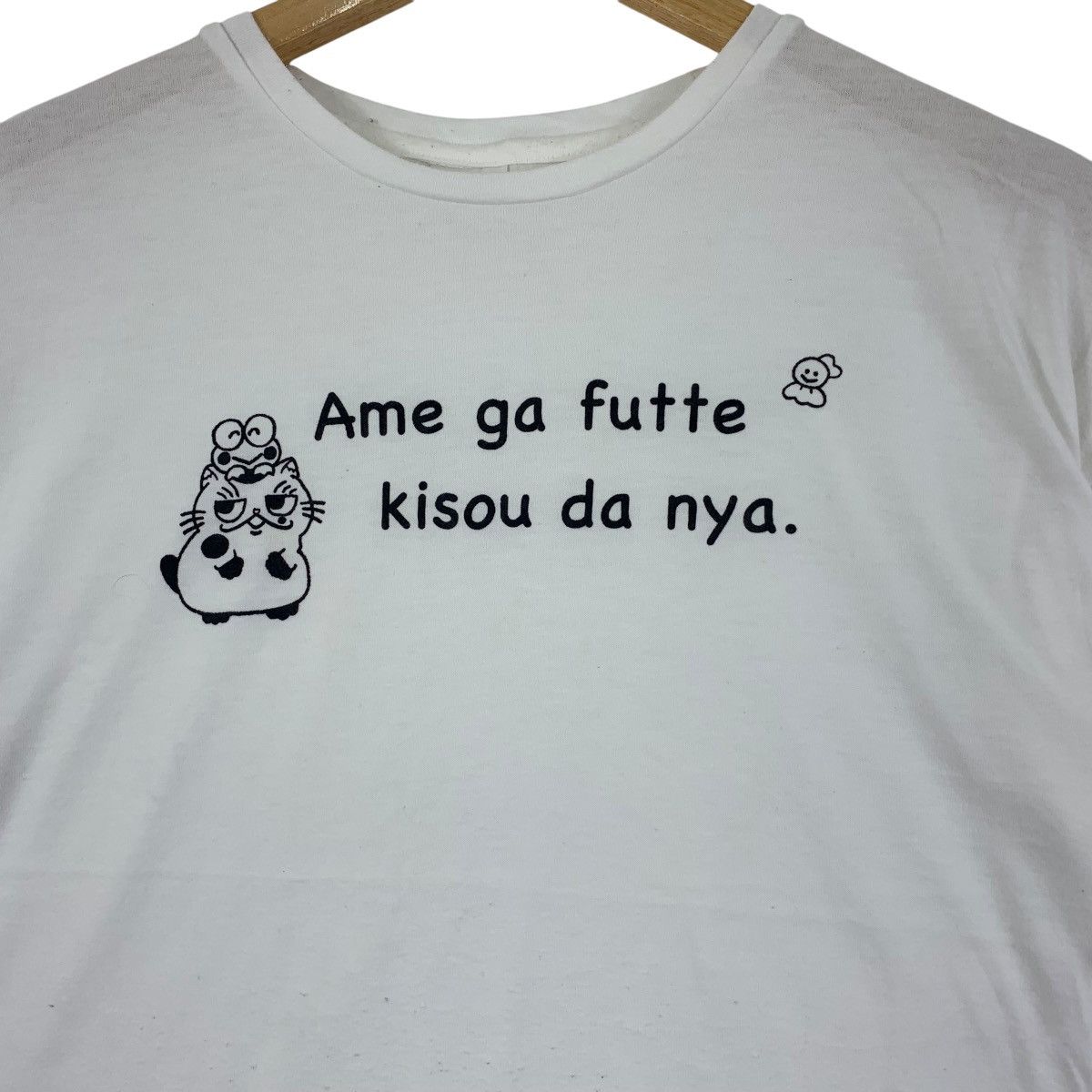Vintage OJISAMA TO NEKO x KEROPPI A Man & His Cat Anime Tee Shirt Size M / US 6-8 / IT 42-44 - 4 Thumbnail