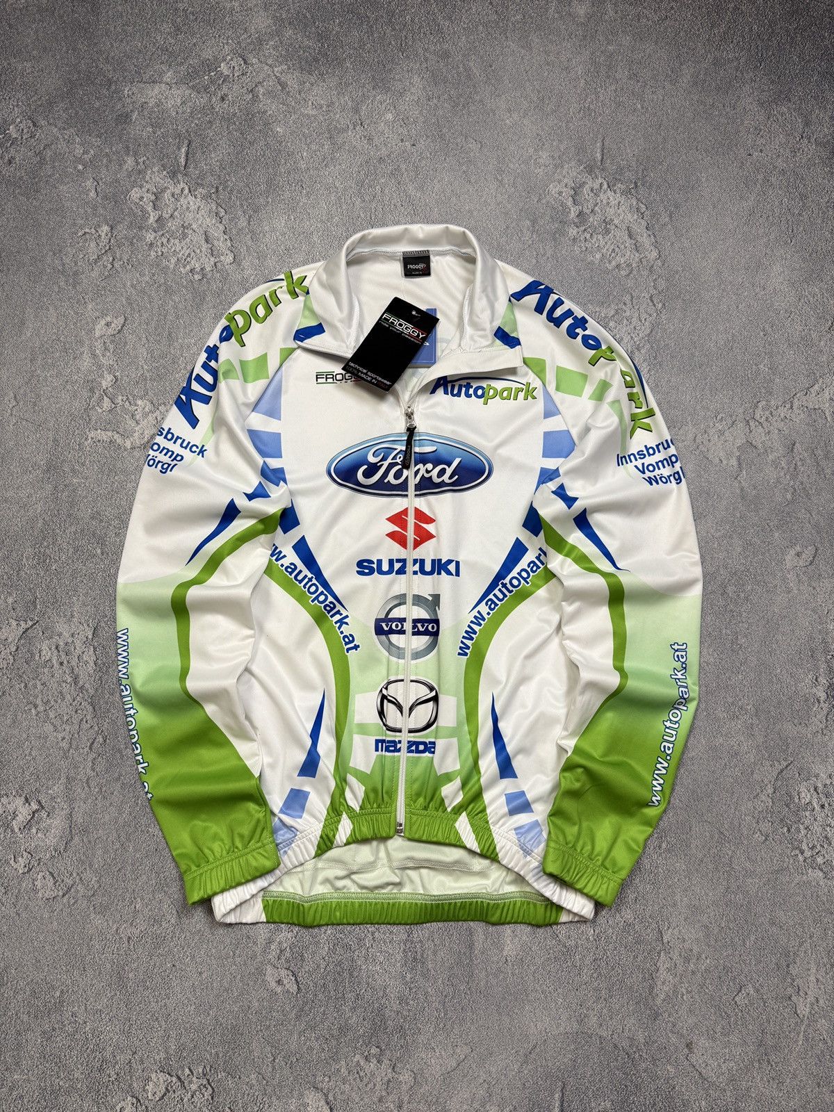 Bicycle Bicycle Jersey Vintage Longsleeve Mersedes Ford Autopark Size US M / EU 48-50 / 2 - 1 Thumbnail