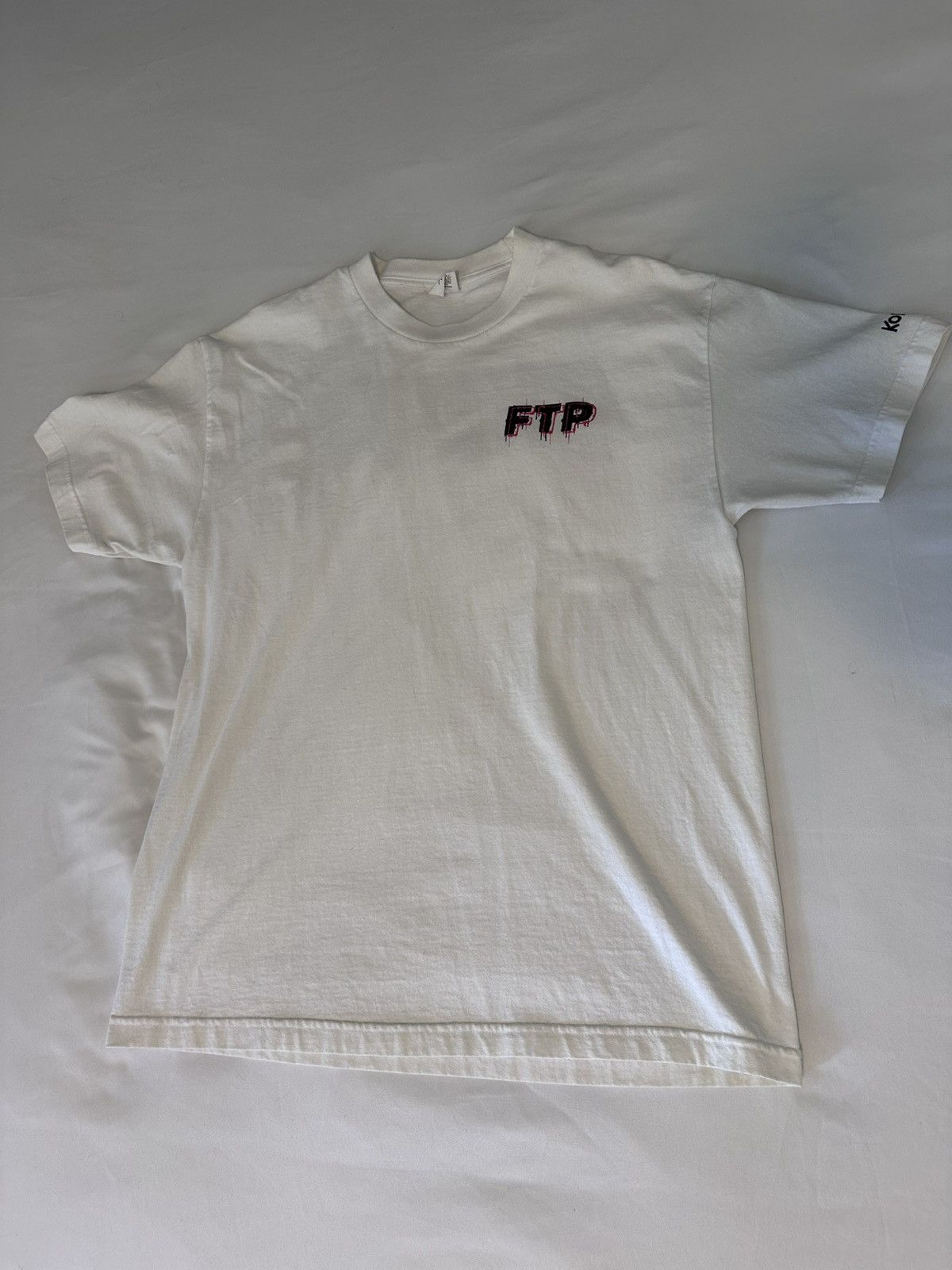 Fuck The Population FTP X Kodone collab FTP logo shirt white size XL Size US XL / EU 56 / 4 - 1 Thumbnail