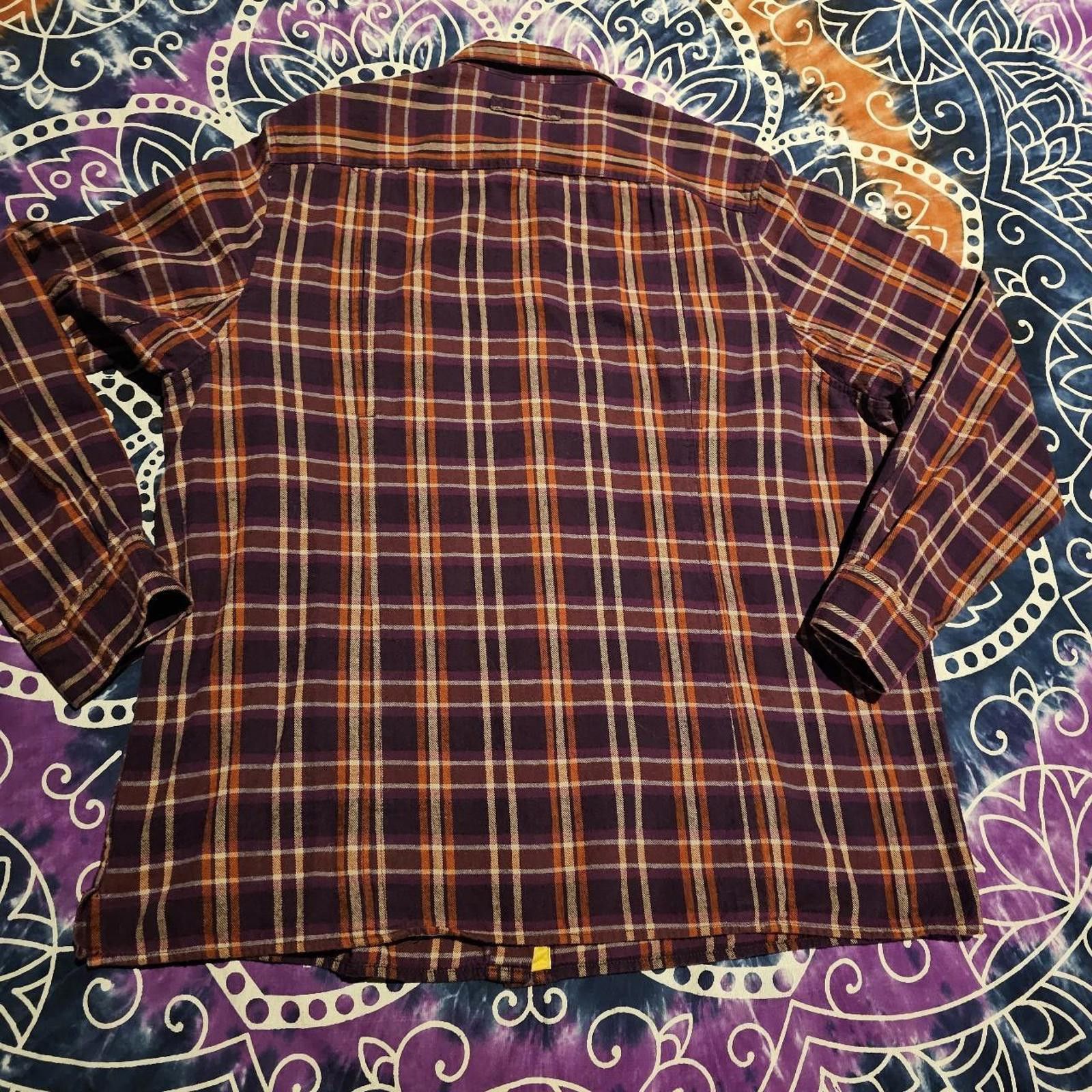 Duluth Trading Company Duluth Trading Company Women's Orange and Purple Shirt Size XL / US 12-14 / IT 48-50 - 4 Thumbnail