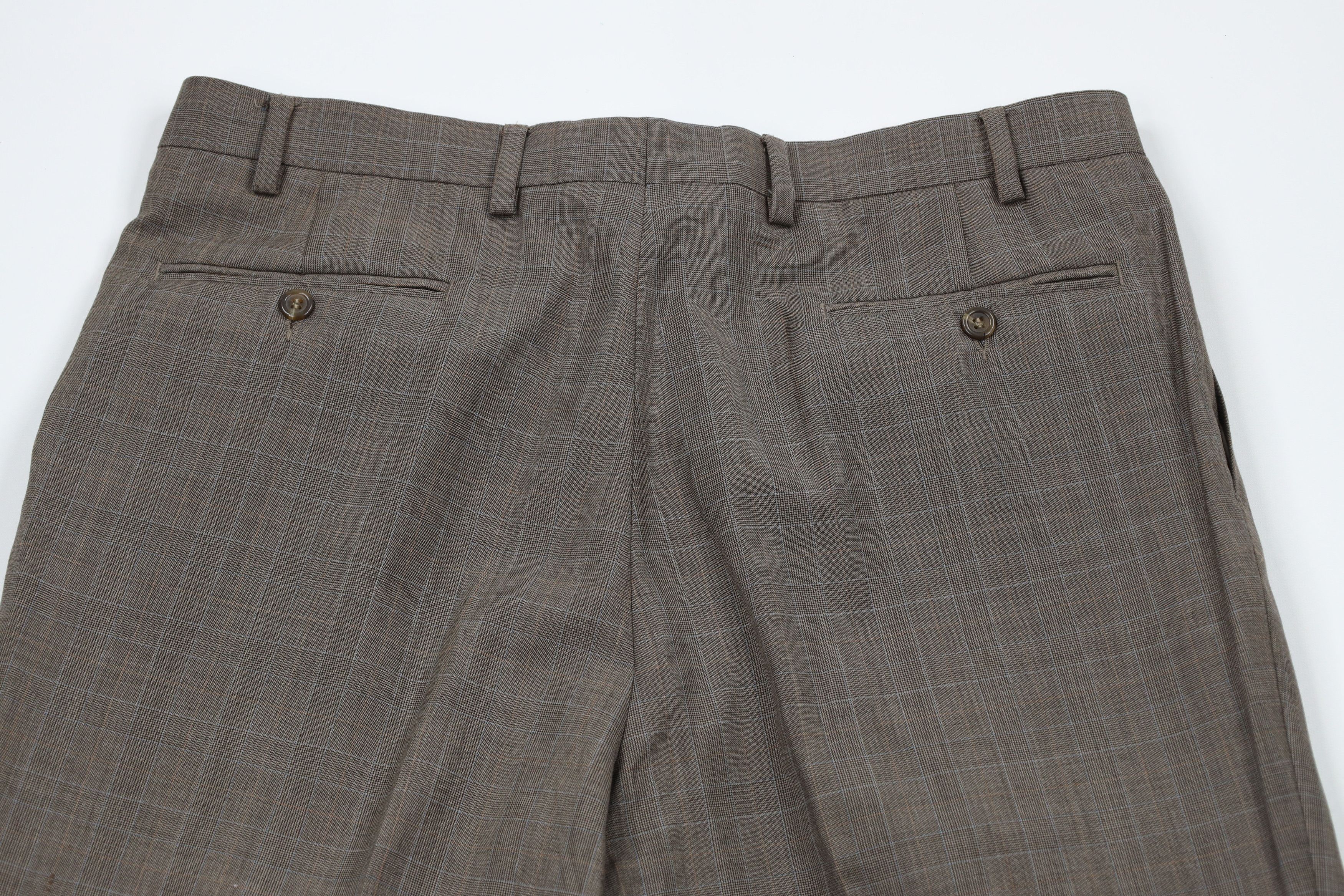 Vintage Vintage 90s Streetwear Pleated Cuffed Wide Leg Chino Pants Size US 36 / EU 52 - 10 Thumbnail
