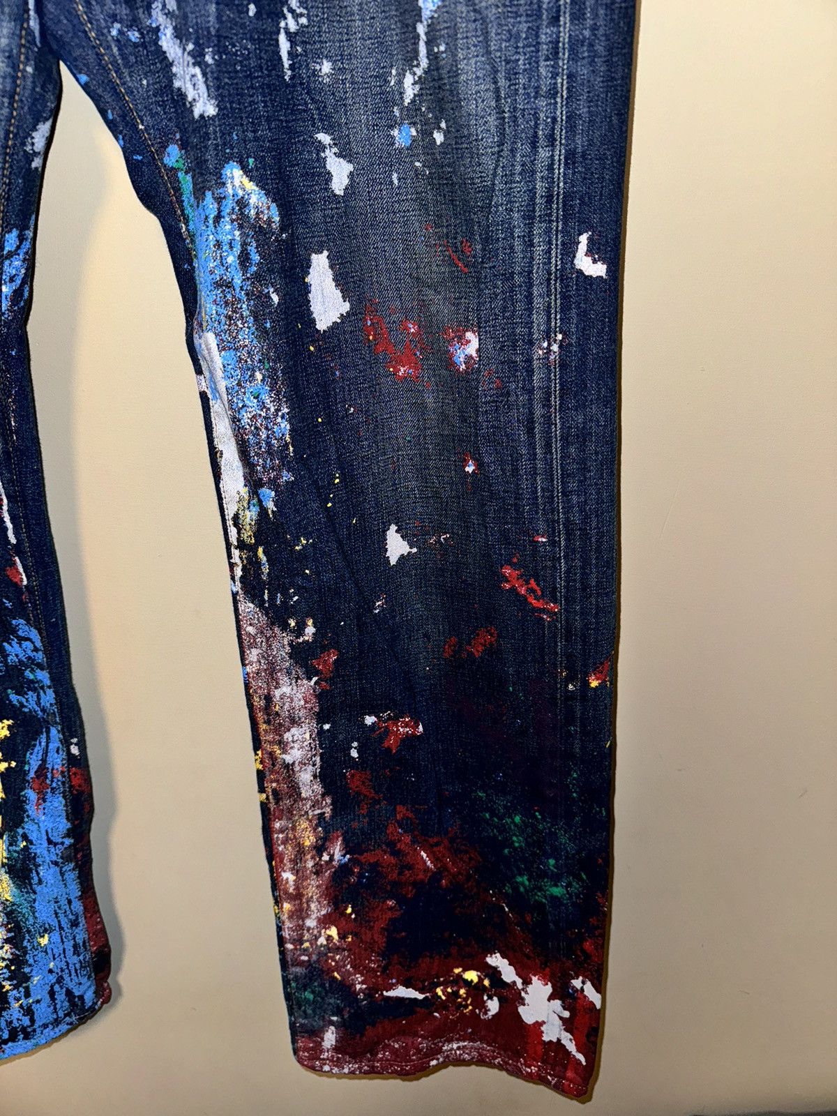 Comme des Garcons × Junya Watanabe × Levi's Levis x Junya Watanabe CDG Man SS17 Paint Splatter Denim Size US 38 / EU 54 - 10 Thumbnail