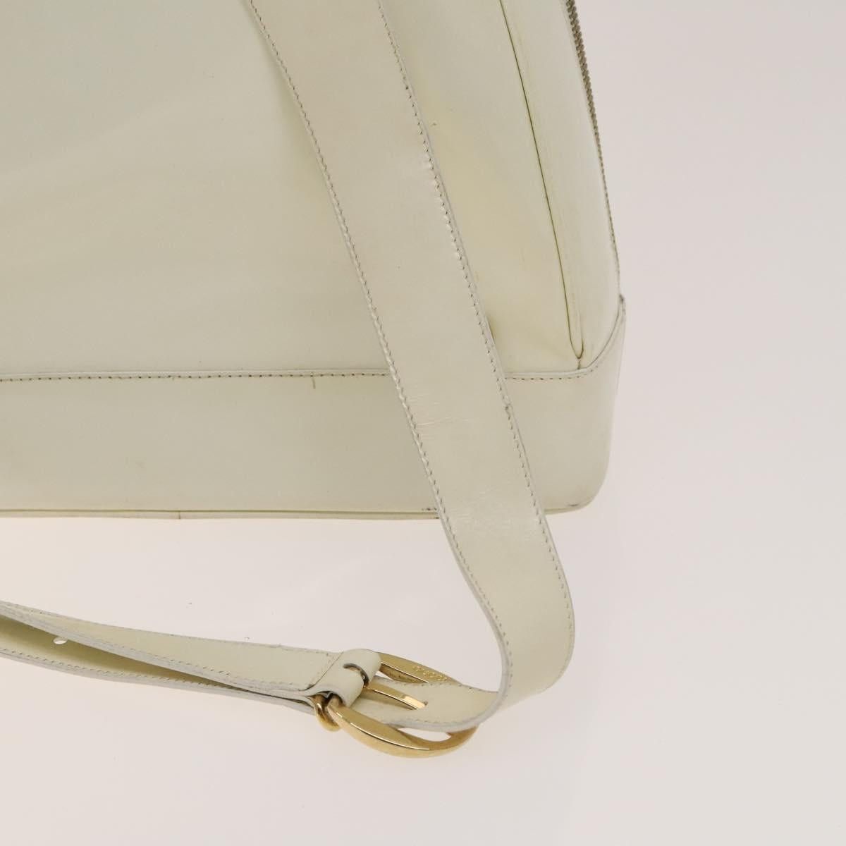Gucci GUCCI Bamboo Body Bag Patent Leather White Gold 003 3444 Size ONE SIZE - 7 Thumbnail