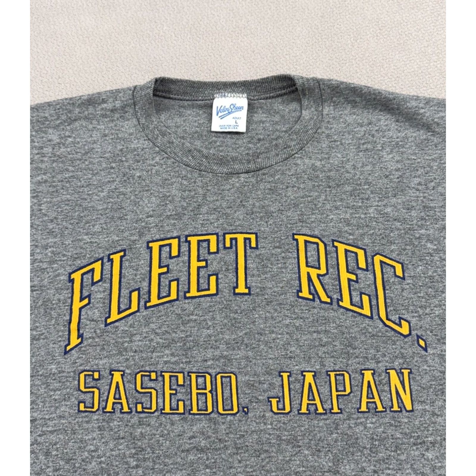 Velva Sheen VINTAGE Velva Sheen US Navy Fleet Rec Sasebo Japan T Shirt Mens L Gray Graphic Print 90s Military Retro Size US L / EU 52-54 / 3 - 2 Thumbnail