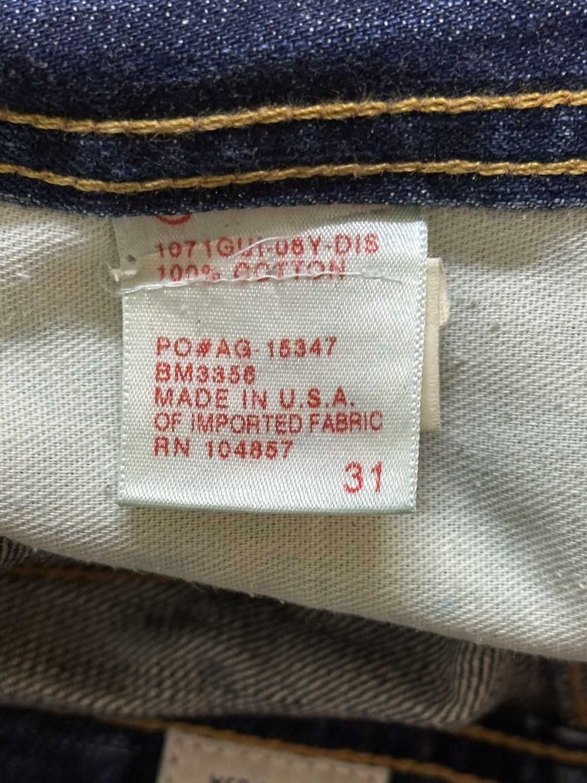Vintage Adriano Goldschmied Blue Faded Wash Style Jeans
