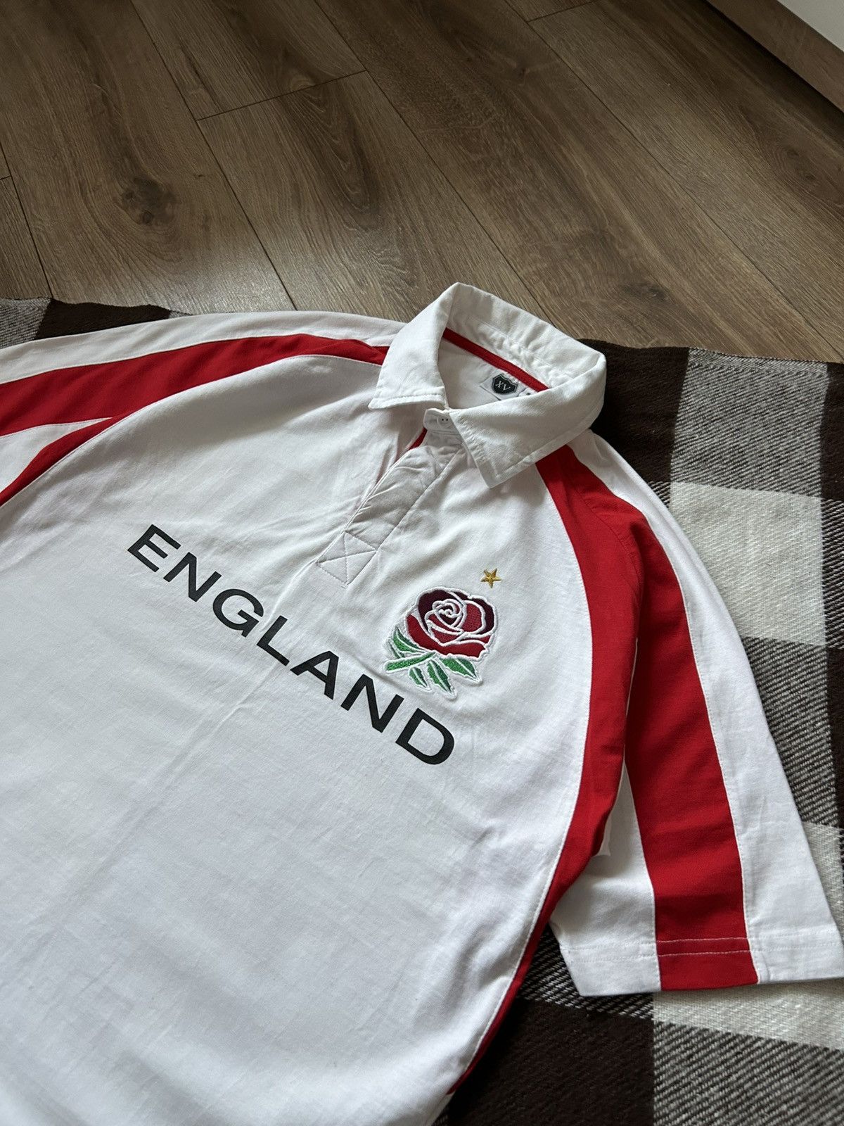 Vintage Vintage England XV big logo rugby jersey mens Size US S / EU 44-46 / 1 - 2 Thumbnail