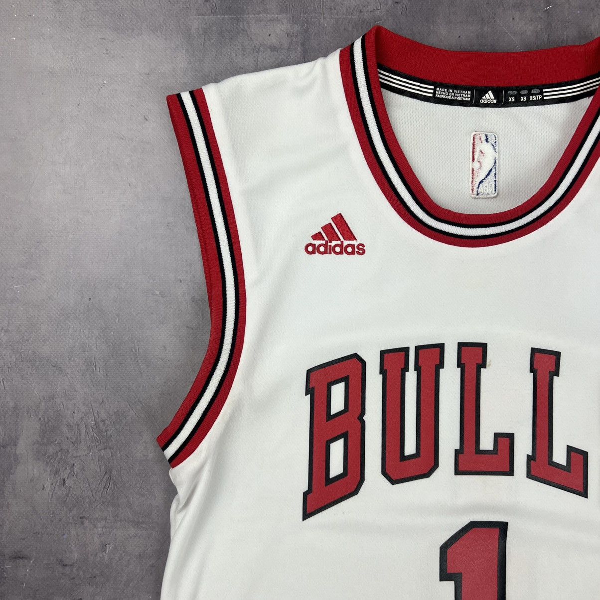Adidas Rare! Derick Rose 1 Adidas Chicago Bulls Jersey Tank Top Size US M / EU 48-50 / 2 - 2 Thumbnail