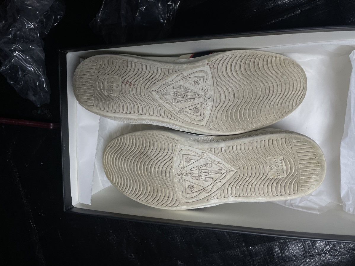 Gucci Gucci Stripe Leather Sneaker Size US 9 / EU 42 - 6 Thumbnail